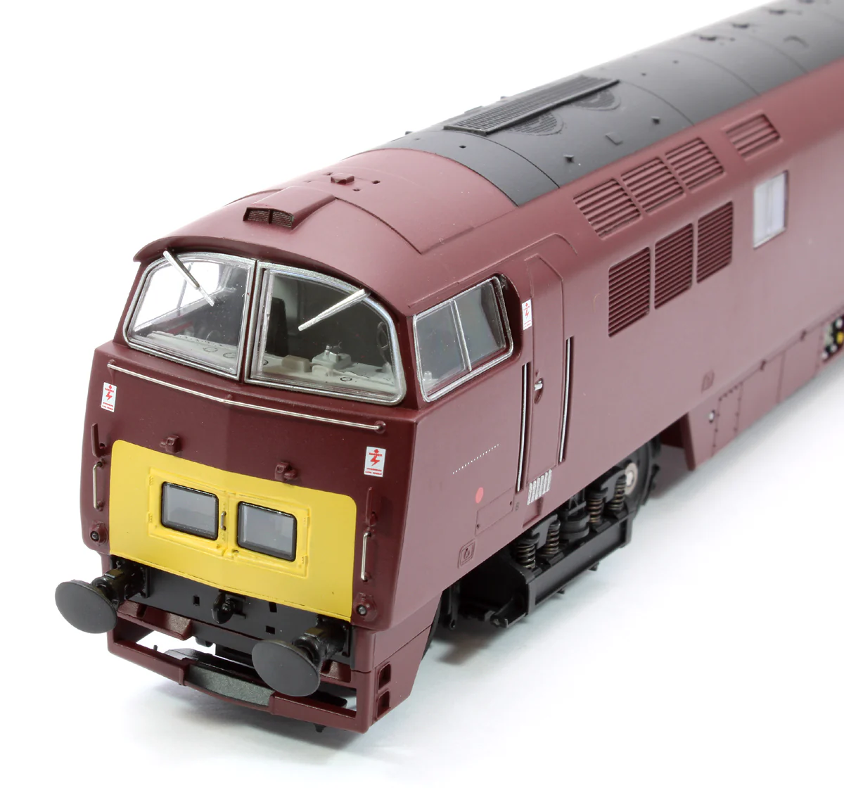 4D-003-021D Class 52 Western Invader BR Maroon Small Yellow Panels D1009 Diesel Locomotive - DCC Fitted - Image 6