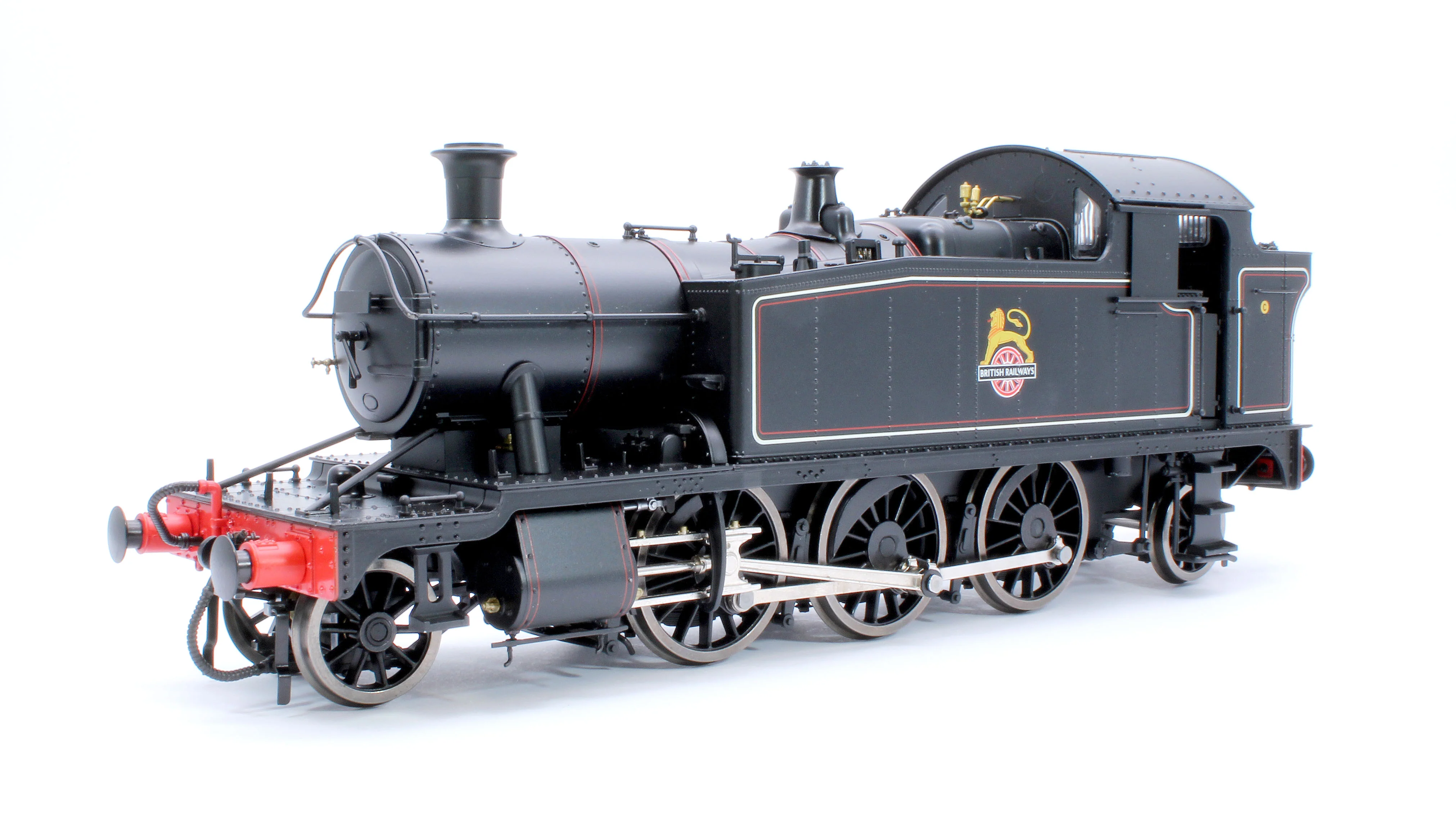 LHT-S-5506U Class 55xx 2-6-2 BR Early Crest BR Lined Black Unnumbered Steam Locomotive