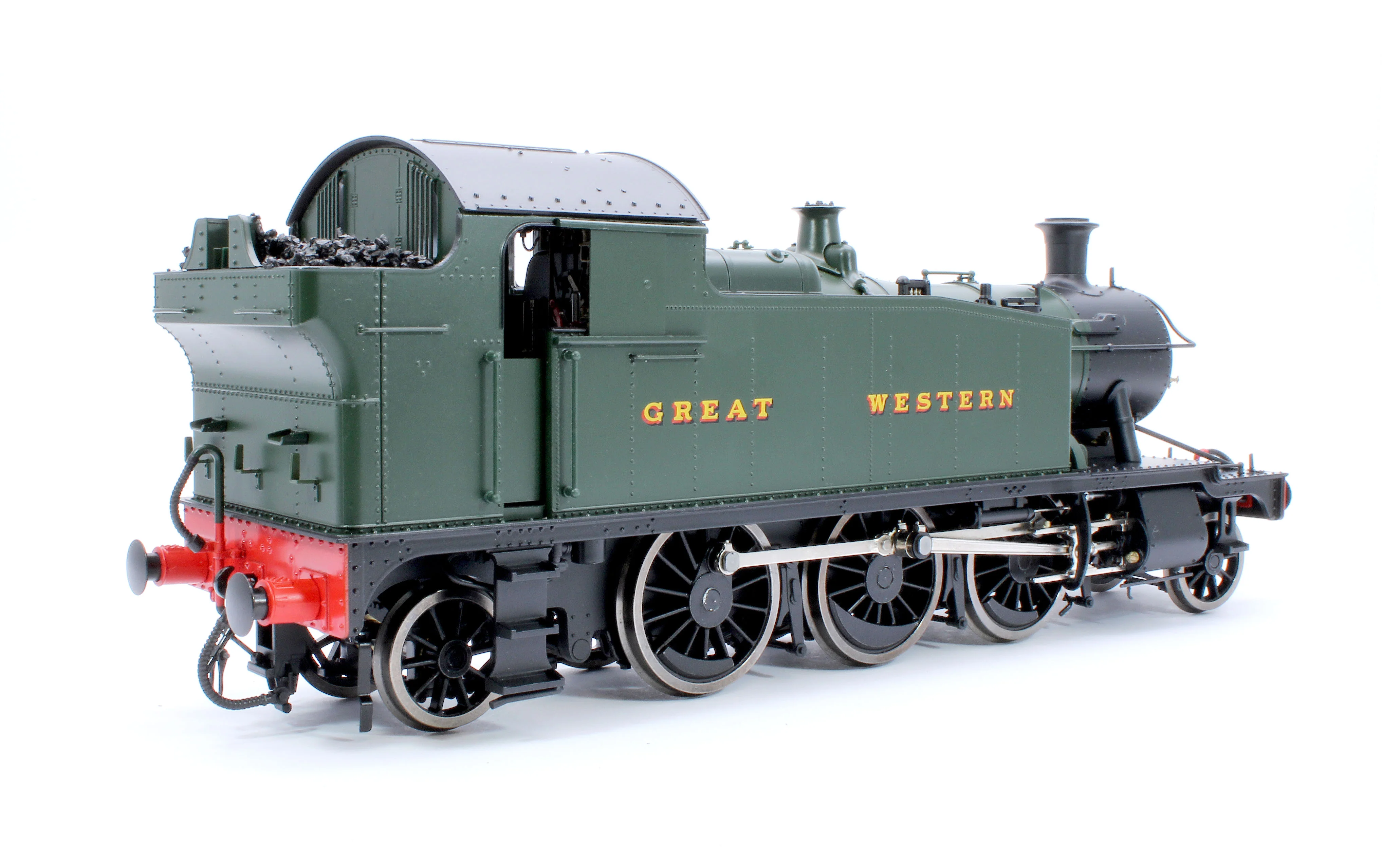 LHT-S-5502U Class 55xx 2-6-2 Great Western Green Unnumbered Steam Locomotive - Image 3
