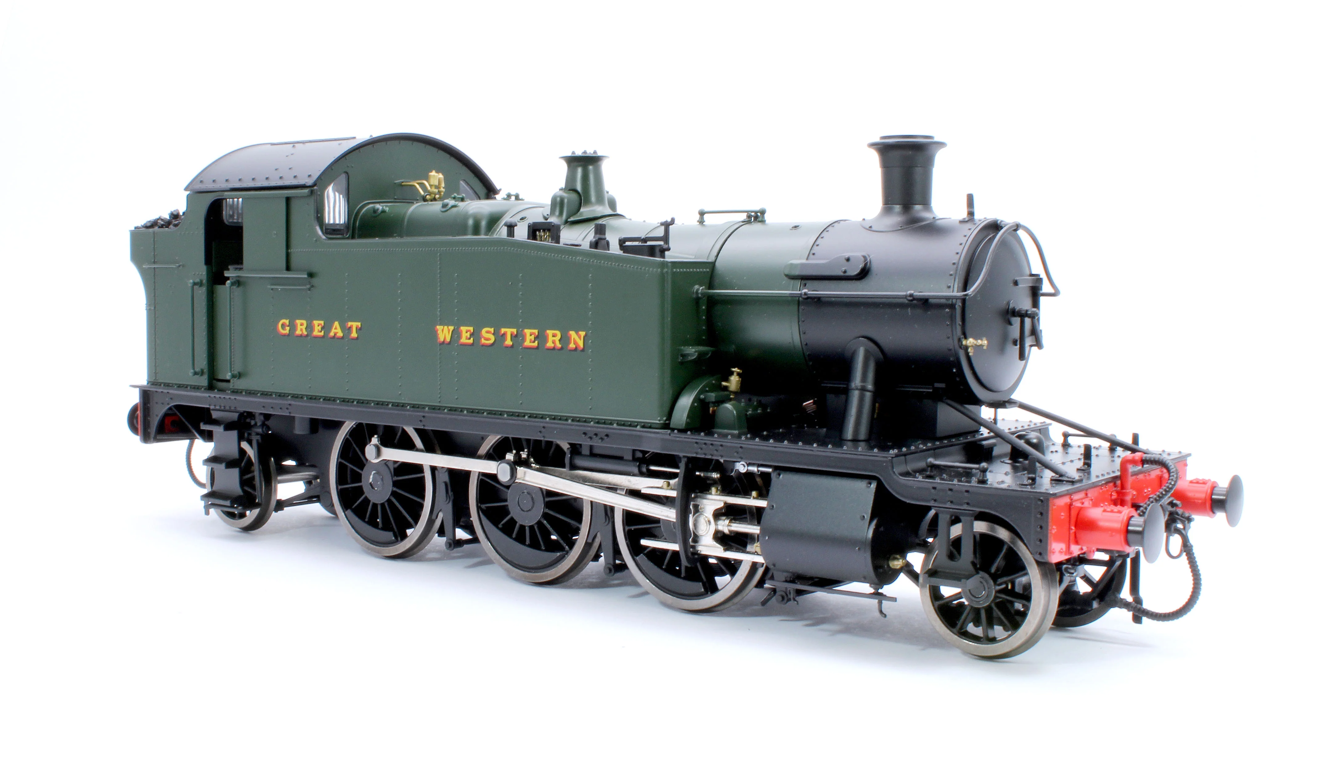 LHT-S-5502U Class 55xx 2-6-2 Great Western Green Unnumbered Steam Locomotive - Image 4