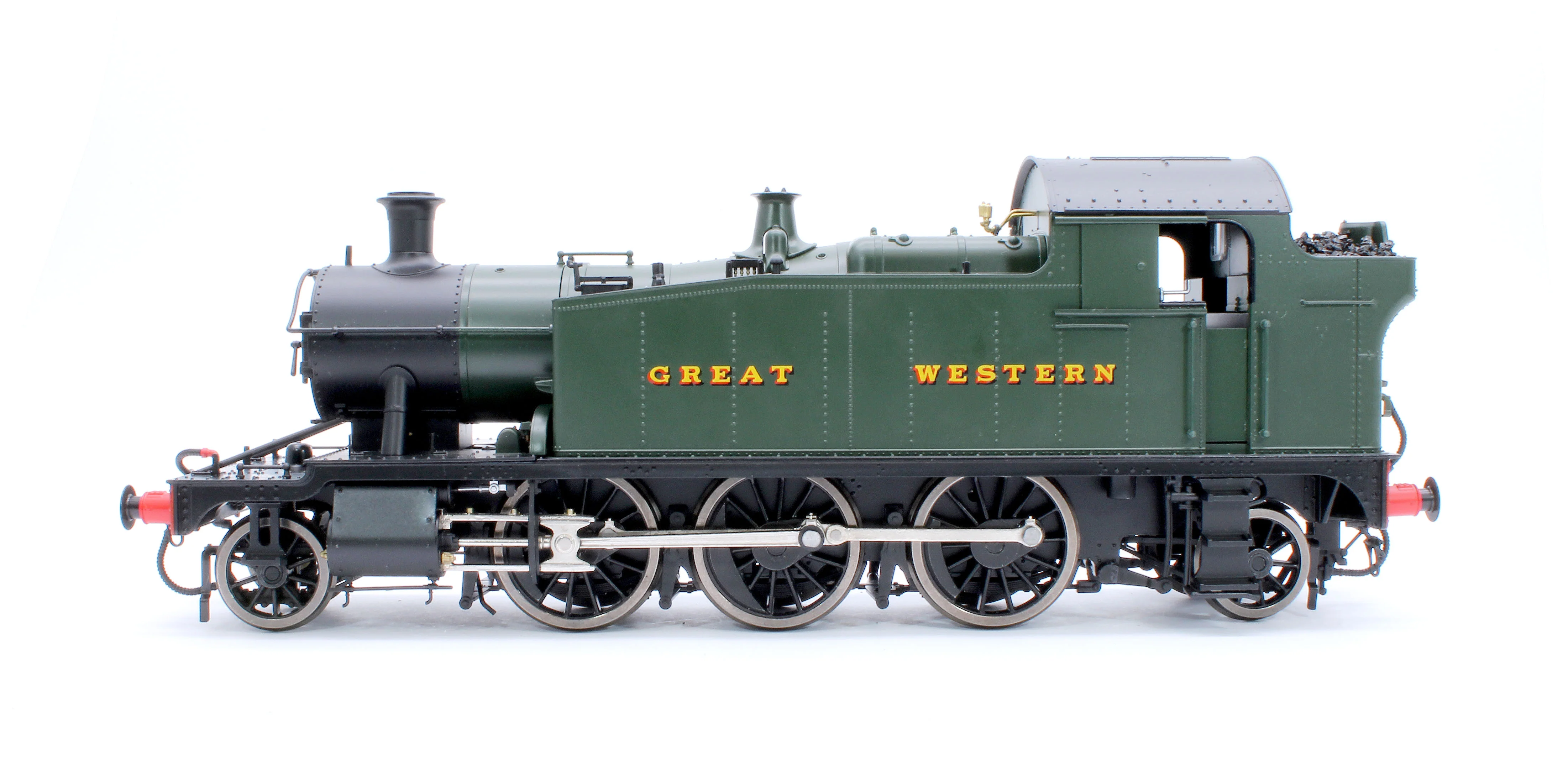 LHT-S-5502U Class 55xx 2-6-2 Great Western Green Unnumbered Steam Locomotive - Image 5