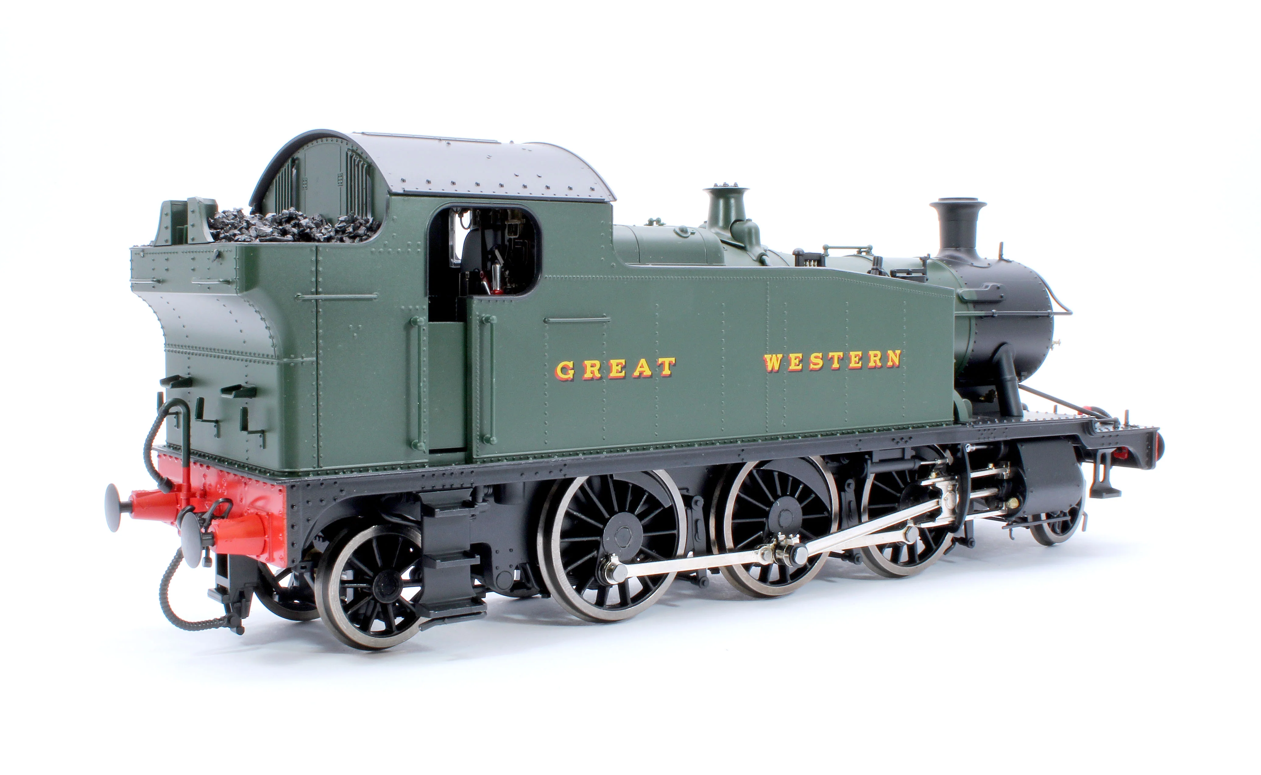 LHT-S-5501US Class 55xx 2-6-2 Great Western Green Unnumbered Steam Locomotive - DCC Sound Fitted - Image 3