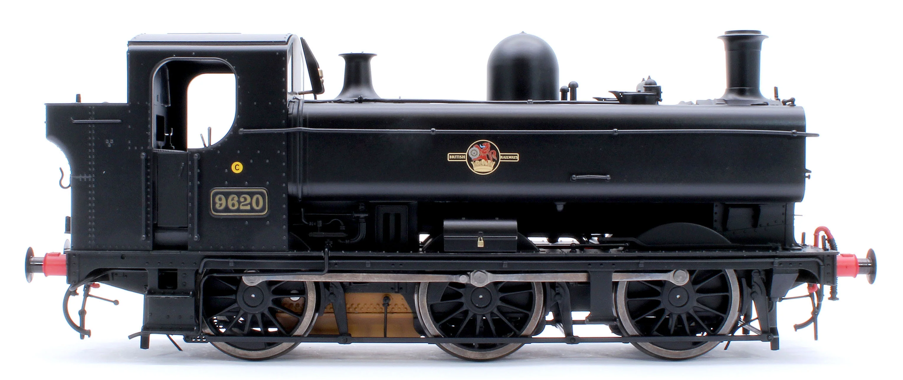 7S-007-021D Class 57xx Pannier BR Black Late Crest 9620 - Steam Tank Locomotive - DCC Fitted - Image 5