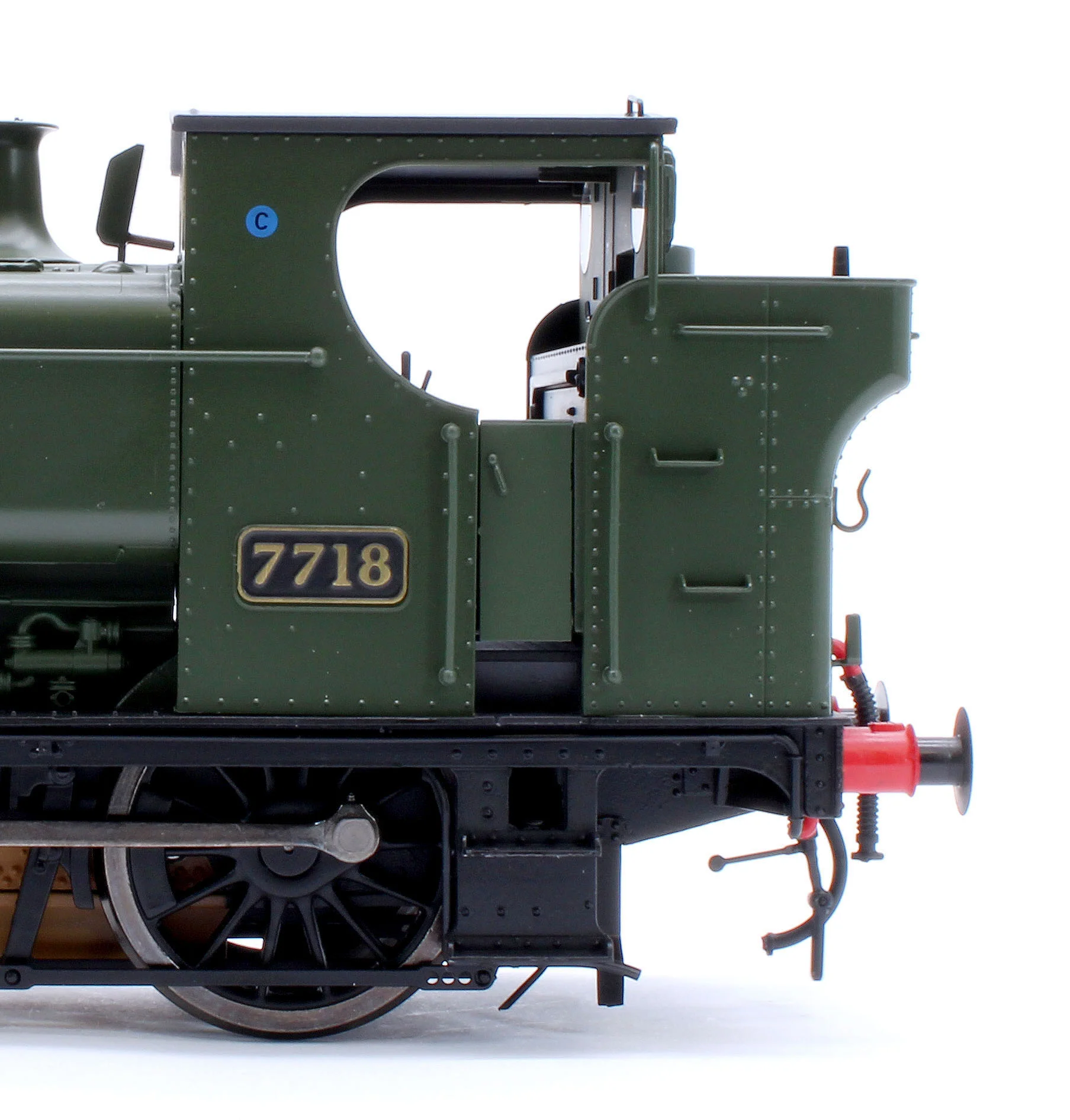 7S-007-013S Class 57xx Pannier 'Great Western' Green 7718 - Steam Tank Locomotive - Sound Fitted - Image 8