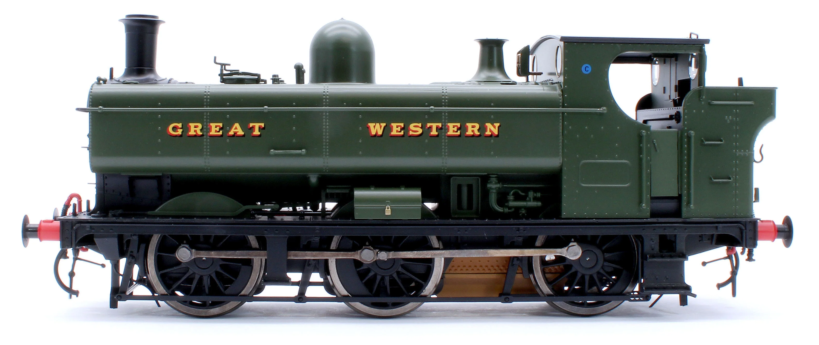 7S-007-013US Class 57xx Pannier 'Great Western' Green Unnumbered - Steam Tank Locomotive - Sound Fitted - Image 2