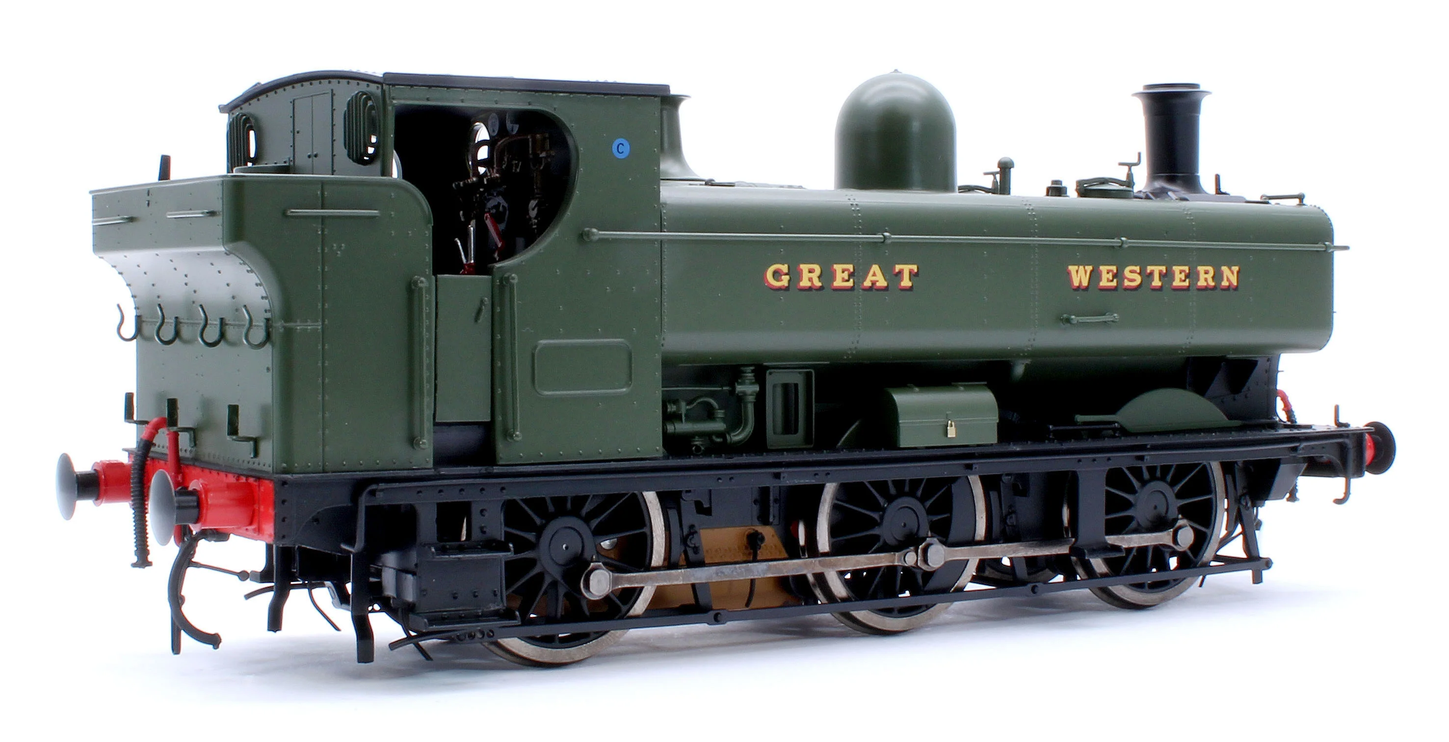7S-007-013US Class 57xx Pannier 'Great Western' Green Unnumbered - Steam Tank Locomotive - Sound Fitted - Image 4