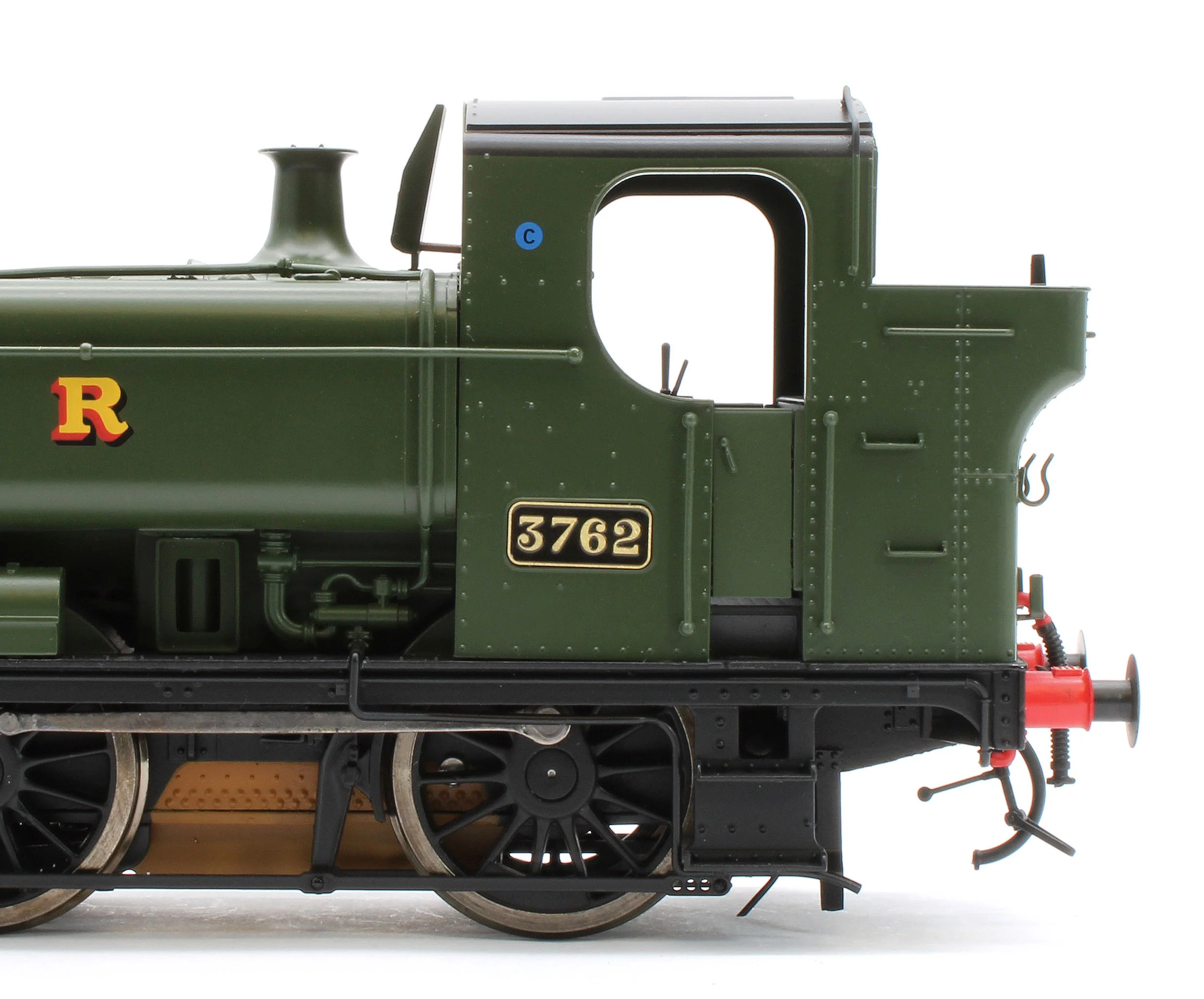 7S-007-015S Class 57xx Pannier 'GWR' Green 3762 - Steam Tank Locomotive - Sound Fitted - Image 10