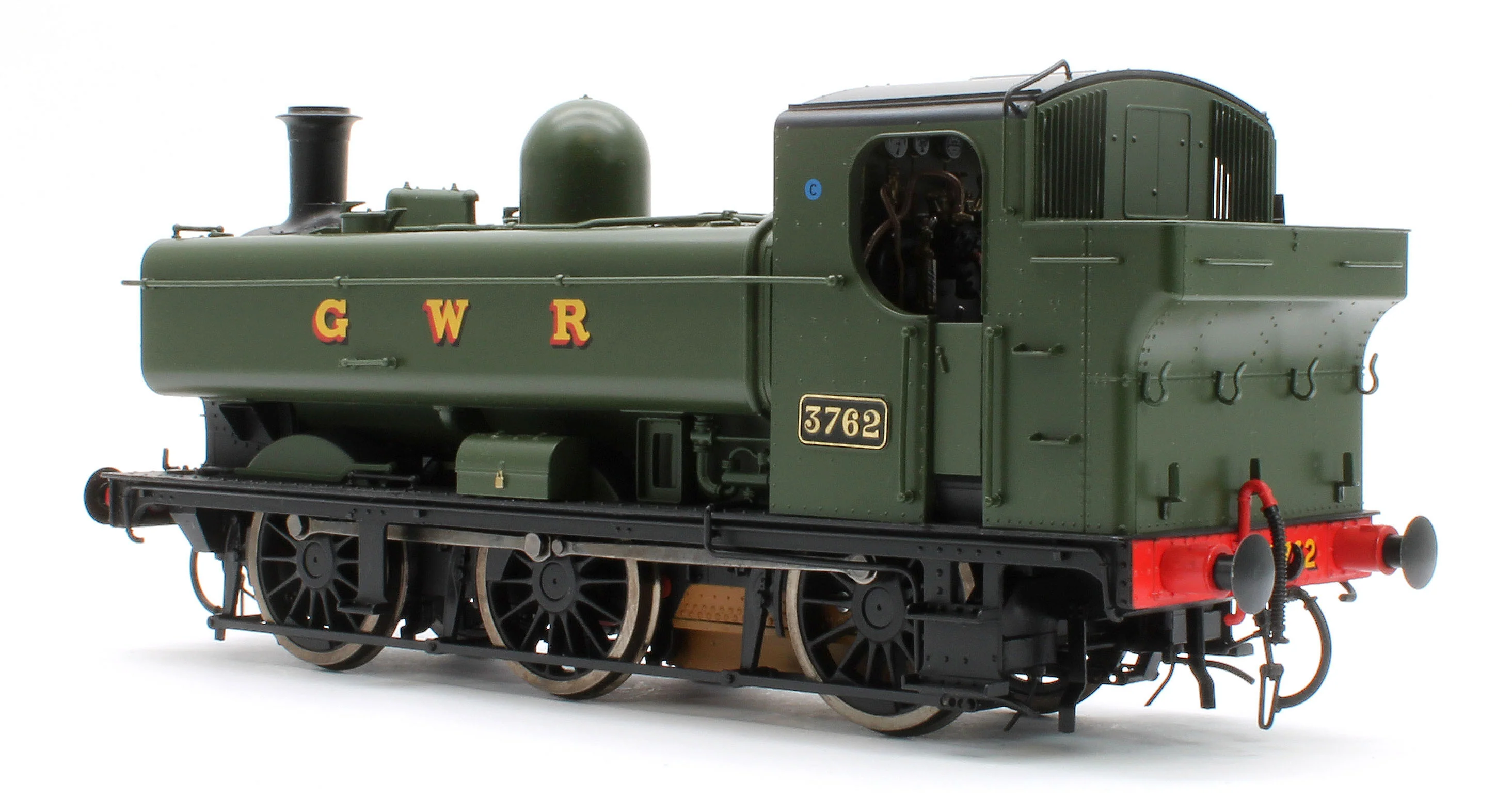 7S-007-015S Class 57xx Pannier 'GWR' Green 3762 - Steam Tank Locomotive - Sound Fitted - Image 3