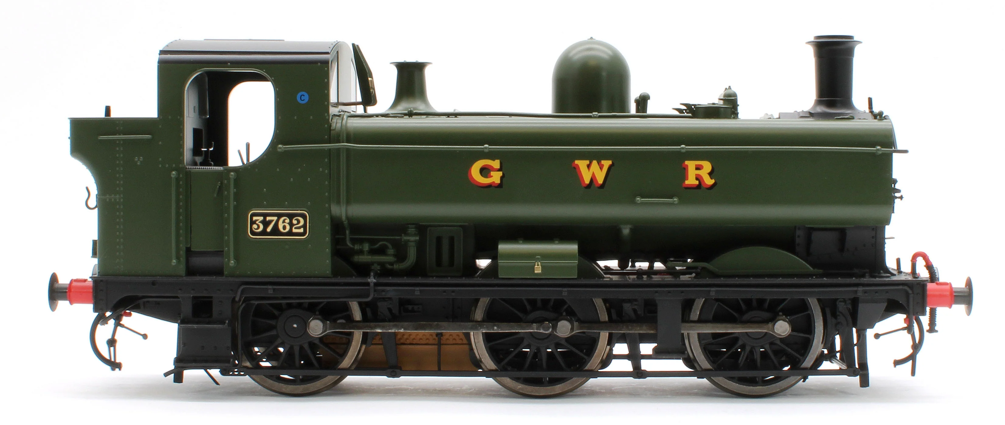 7S-007-015S Class 57xx Pannier 'GWR' Green 3762 - Steam Tank Locomotive - Sound Fitted - Image 5