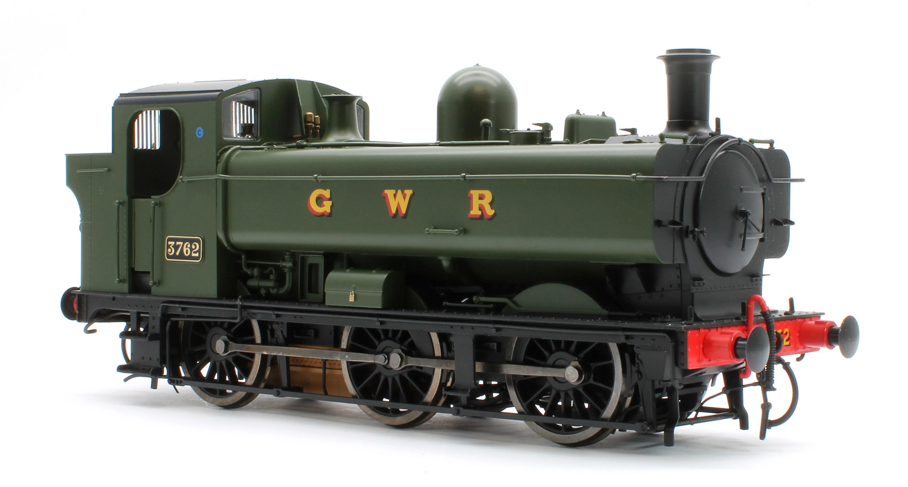 7S-007-015S Class 57xx Pannier 'GWR' Green 3762 - Steam Tank Locomotive - Sound Fitted - Image 6