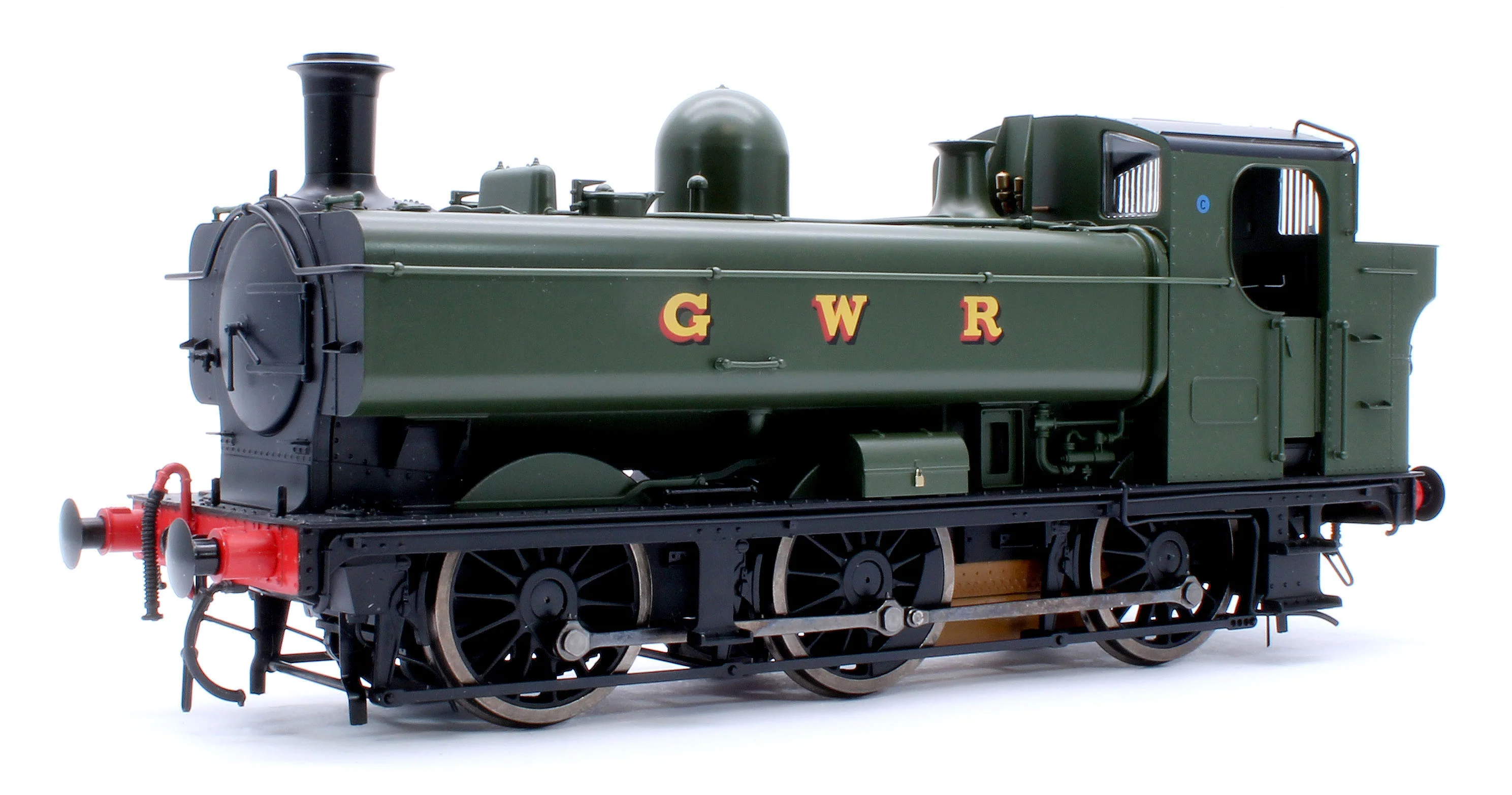 7S-007-015US Class 57xx Pannier 'GWR' Green Unnumbered - Steam Tank Locomotive - Sound Fitted