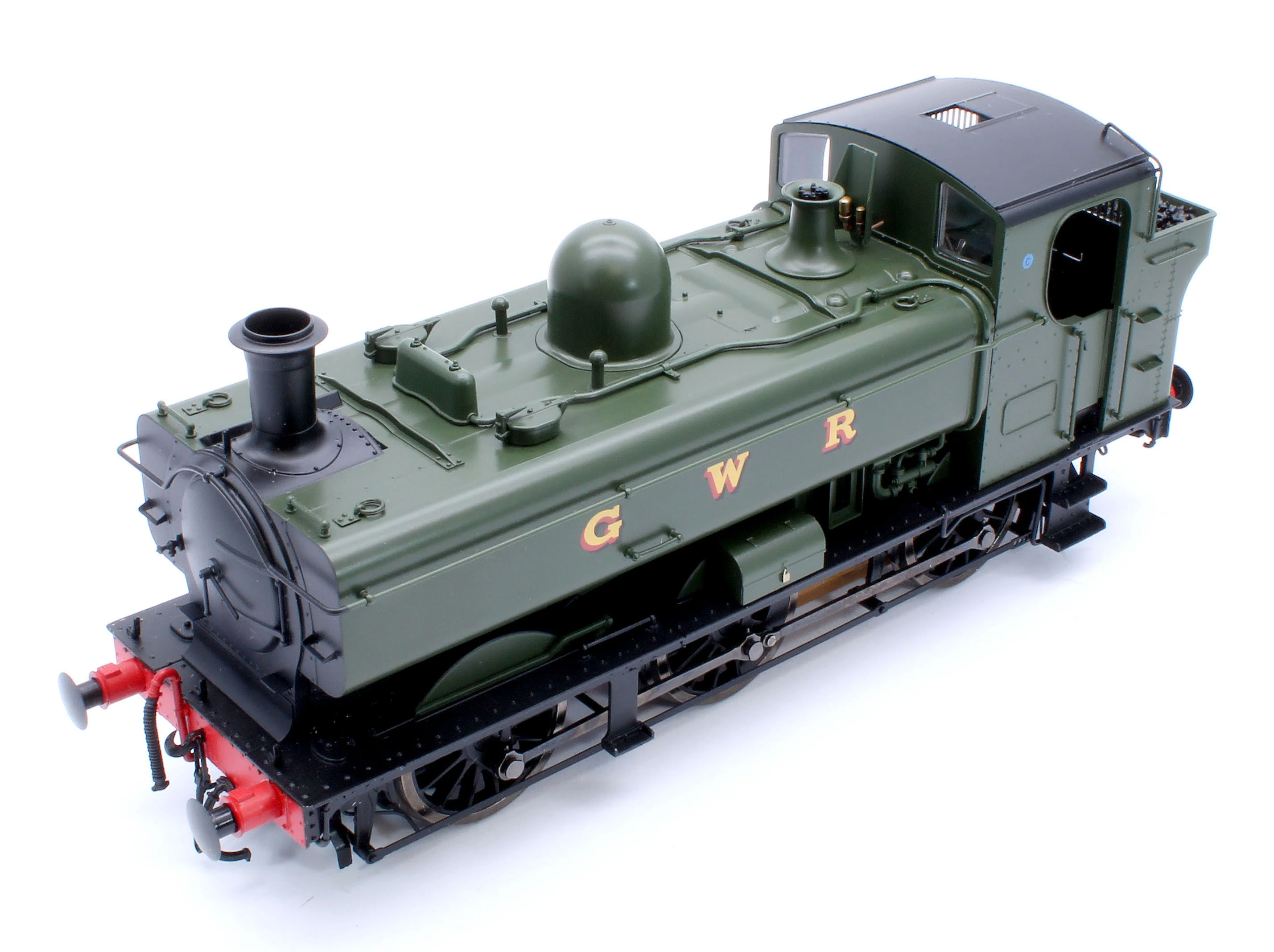 7S-007-015US Class 57xx Pannier 'GWR' Green Unnumbered - Steam Tank Locomotive - Sound Fitted - Image 11