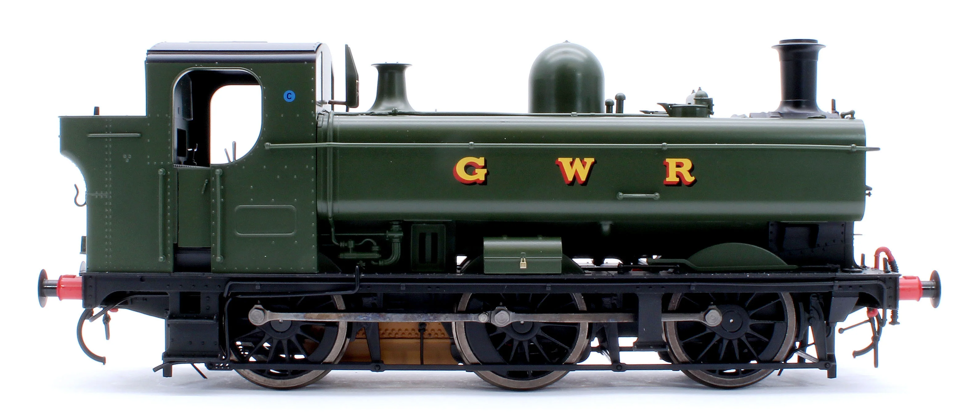 7S-007-015US Class 57xx Pannier 'GWR' Green Unnumbered - Steam Tank Locomotive - Sound Fitted - Image 5