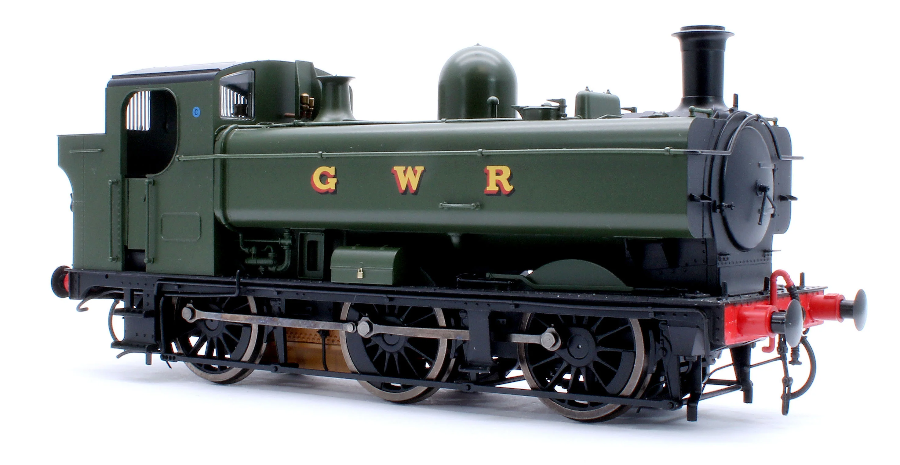 7S-007-015US Class 57xx Pannier 'GWR' Green Unnumbered - Steam Tank Locomotive - Sound Fitted - Image 6