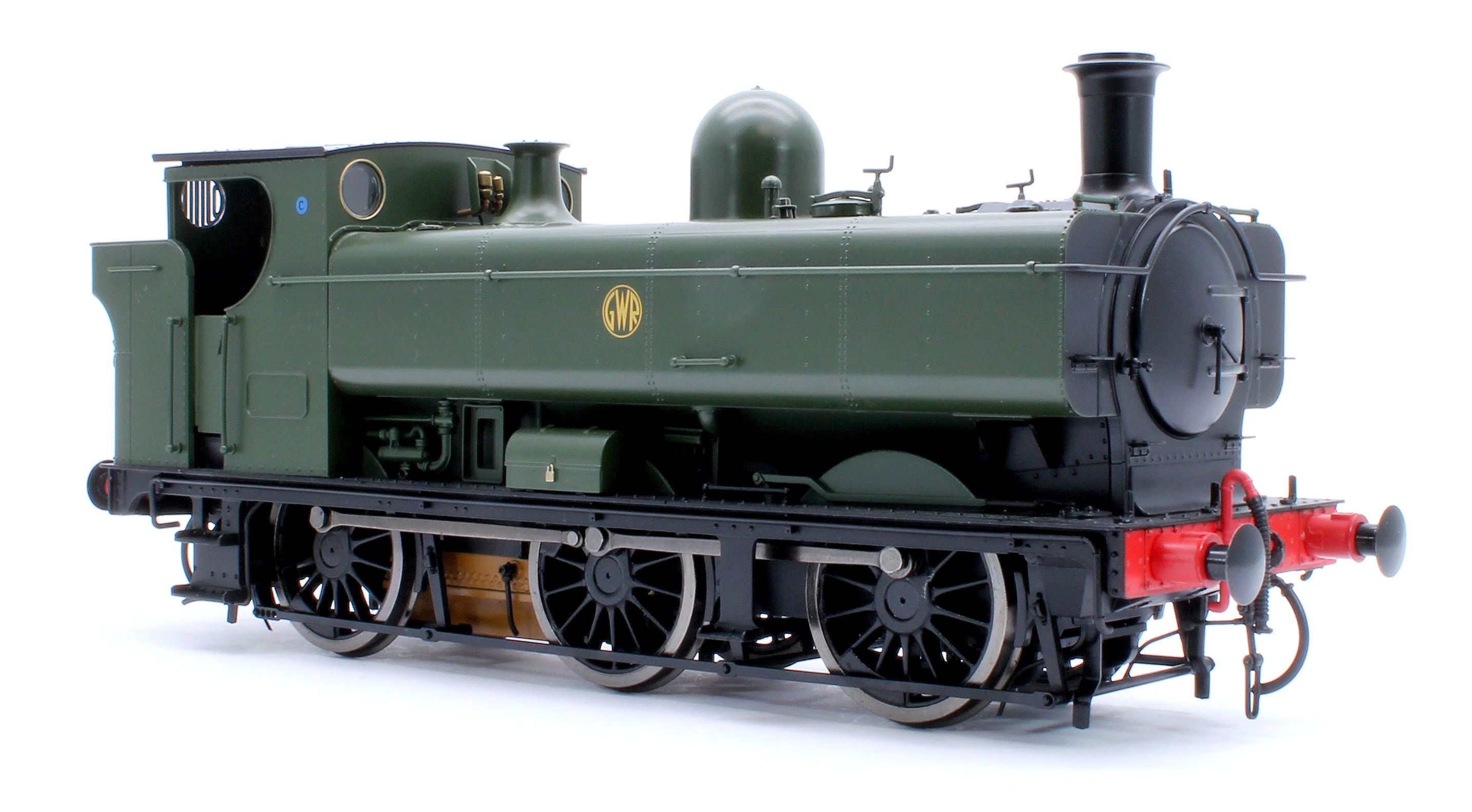 7S-007-014U Class 57xx Pannier GWR Shirtbutton Green Unnumbered - Steam Tank Locomotive - Image 6