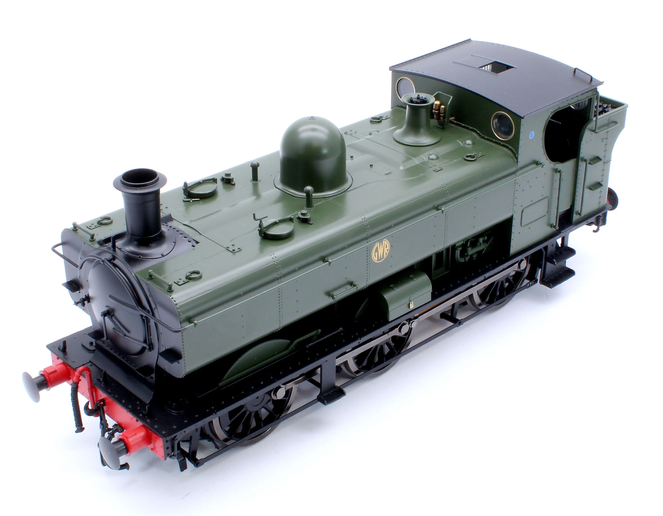 7S-007-014US Class 57xx Pannier GWR Shirtbutton Green Unnumbered - Steam Tank Locomotive - Sound Fitted - Image 11