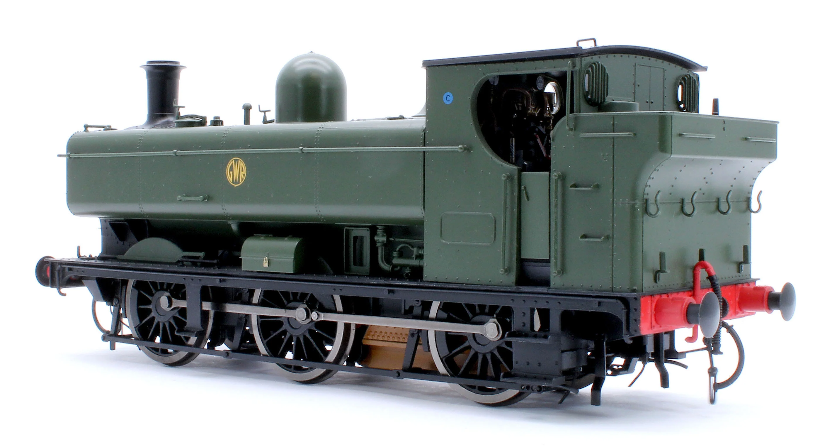 7S-007-014US Class 57xx Pannier GWR Shirtbutton Green Unnumbered - Steam Tank Locomotive - Sound Fitted - Image 3