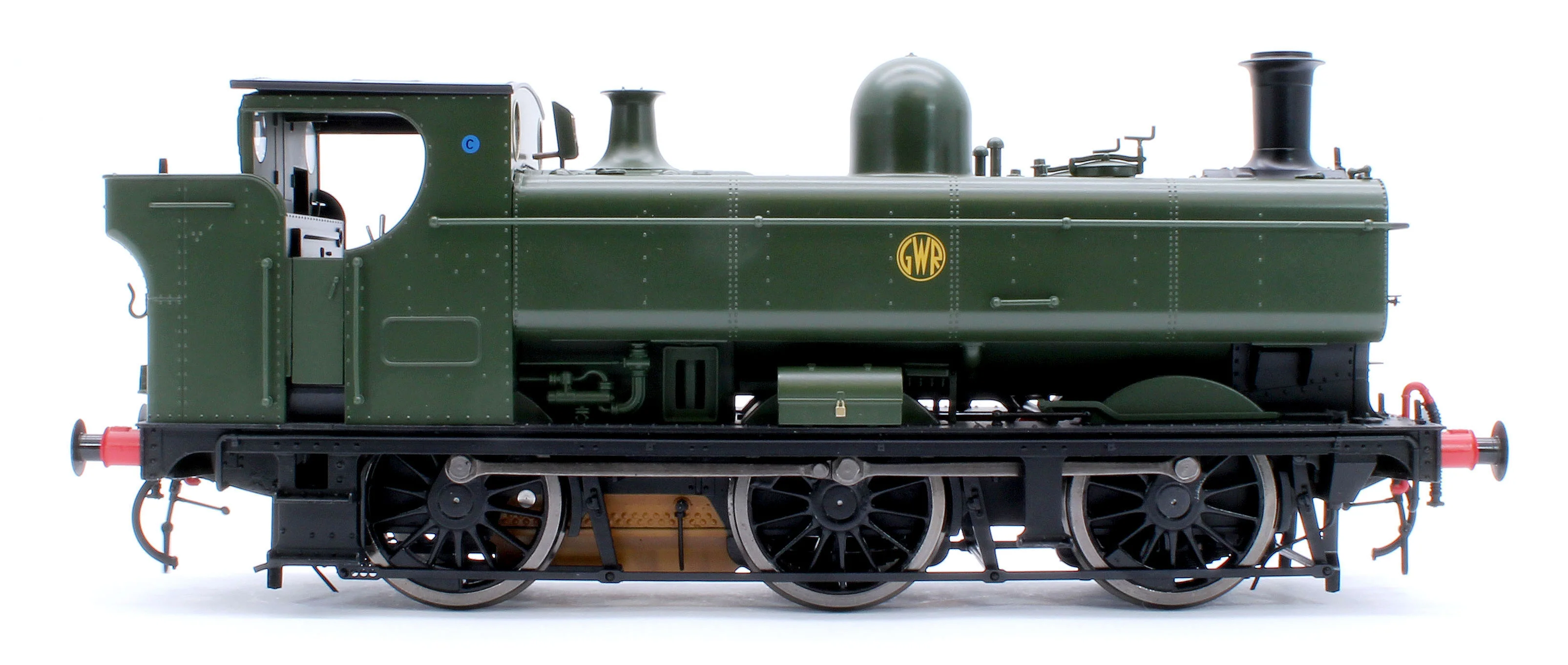 7S-007-014US Class 57xx Pannier GWR Shirtbutton Green Unnumbered - Steam Tank Locomotive - Sound Fitted - Image 5