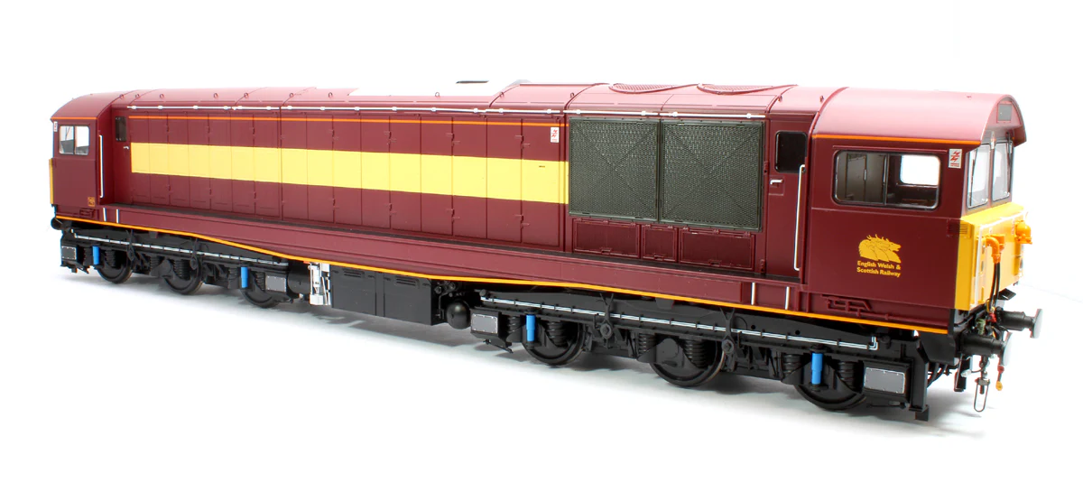 5854 Class 58 EWS Red/Gold Diesel Locomotive - Image 2