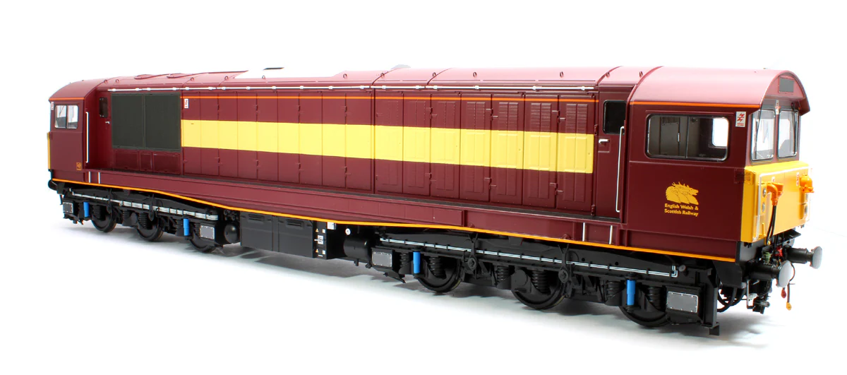 5854 Class 58 EWS Red/Gold Diesel Locomotive - Image 4