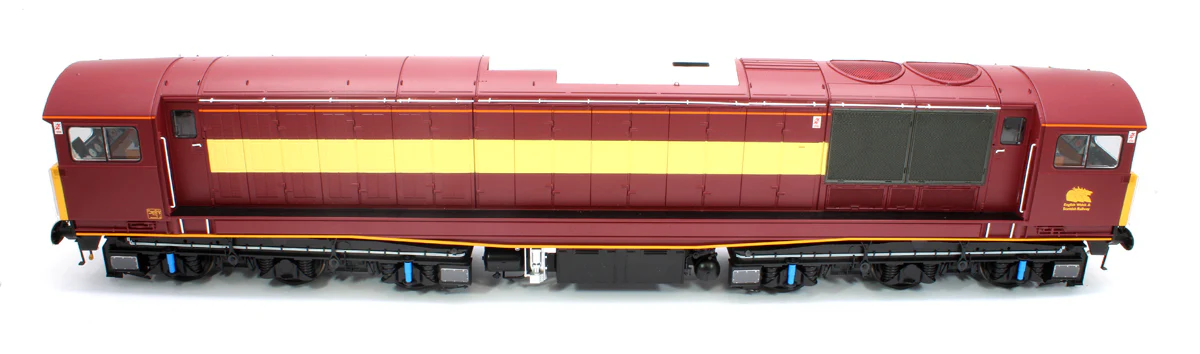 5854 Class 58 EWS Red/Gold Diesel Locomotive - Image 5