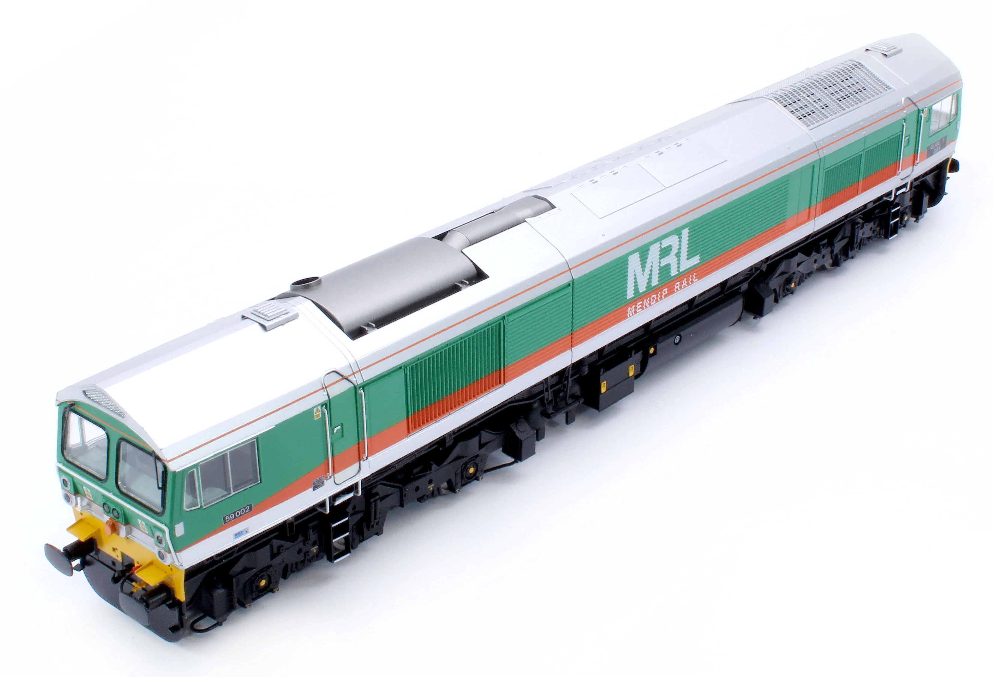 4D-005-007 Class 59 59002 MRL Green/Orange Alan J Day Diesel Locomotive - Image 11