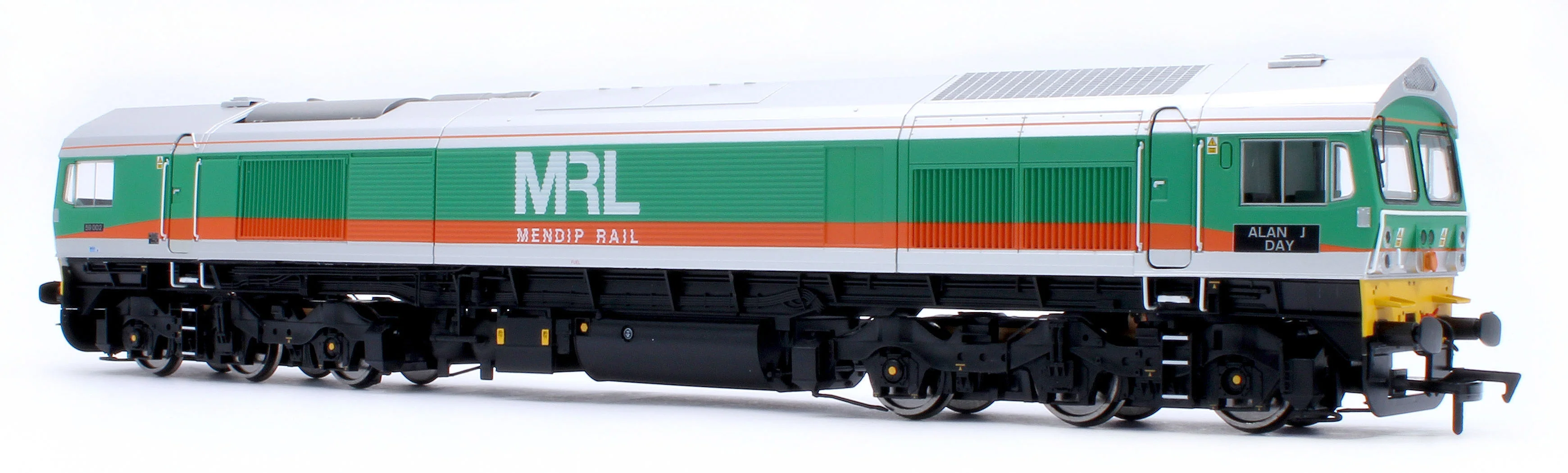 4D-005-007 Class 59 59002 MRL Green/Orange Alan J Day Diesel Locomotive - Image 3