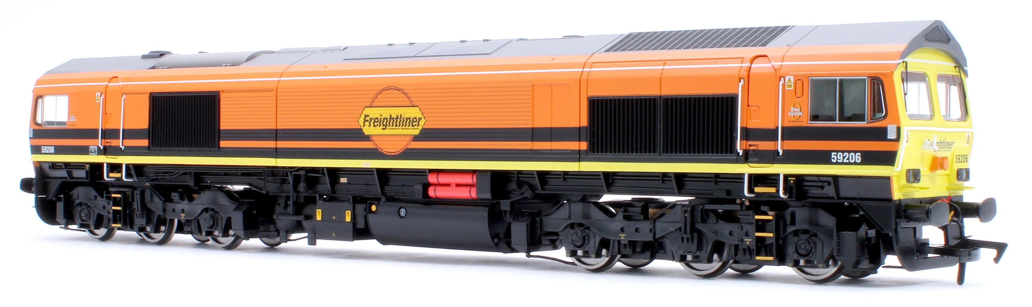 4D-005-008SSM Class 59 59206 Freightliner Orange John F Yeoman Diesel Locomotive - DCC Sound & Smoke Fitted - Image 3
