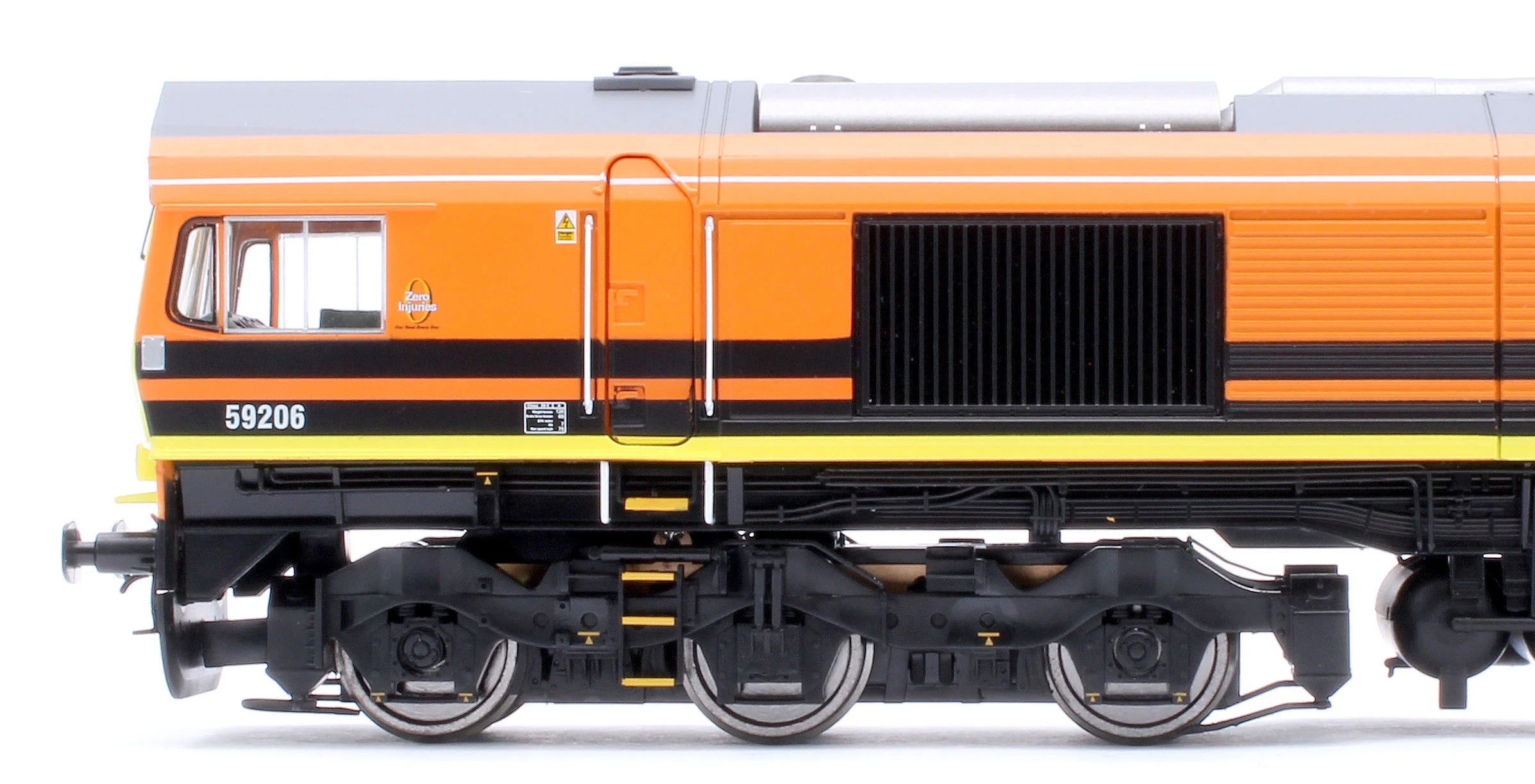 4D-005-008SSM Class 59 59206 Freightliner Orange John F Yeoman Diesel Locomotive - DCC Sound & Smoke Fitted - Image 6