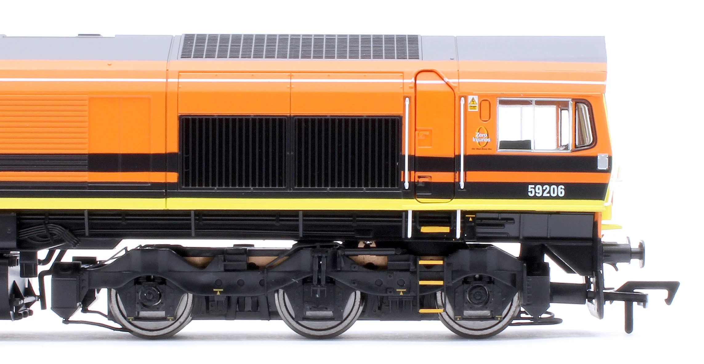 4D-005-008SSM Class 59 59206 Freightliner Orange John F Yeoman Diesel Locomotive - DCC Sound & Smoke Fitted - Image 8