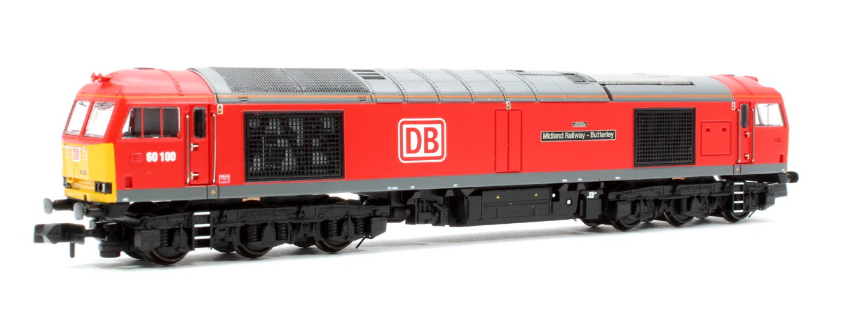 371-359SF Class 60 60100 'Midland Railway Butterley' DB Cargo Diesel Locomotive - DCC Sound - Image 3