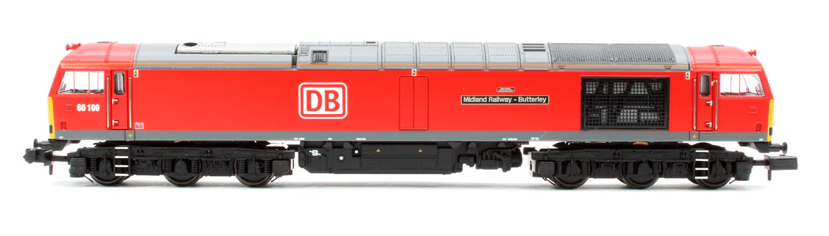 371-359SF Class 60 60100 'Midland Railway Butterley' DB Cargo Diesel Locomotive - DCC Sound - Image 5