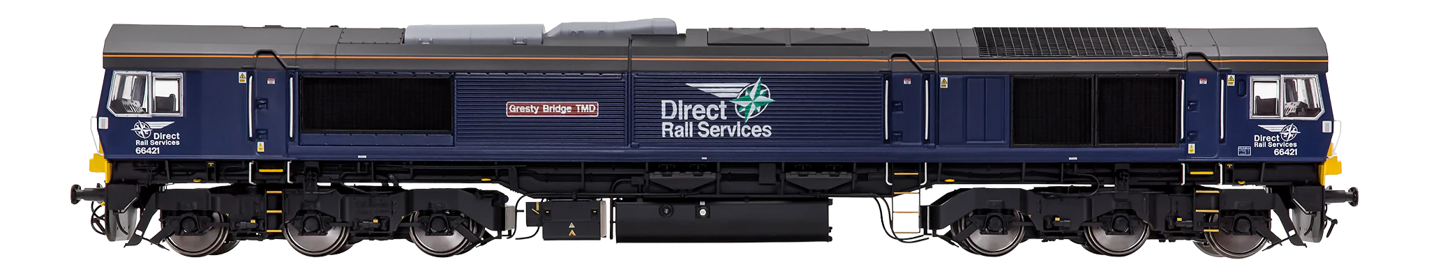 7D-066-004DS Class 66 421 New DRS Livery Diesel Locomotive - DCC Deluxe Sound Fitted - Image 5