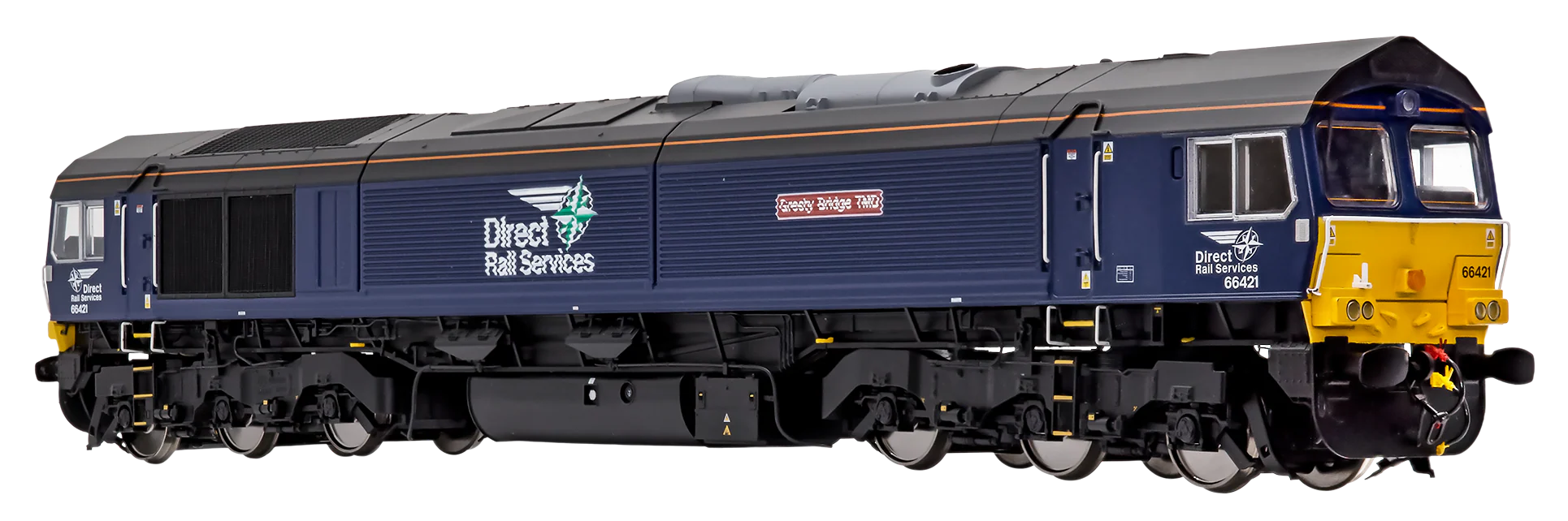 7D-066-004S Class 66 421 New DRS Livery Diesel Locomotive - DCC Sound - Image 2