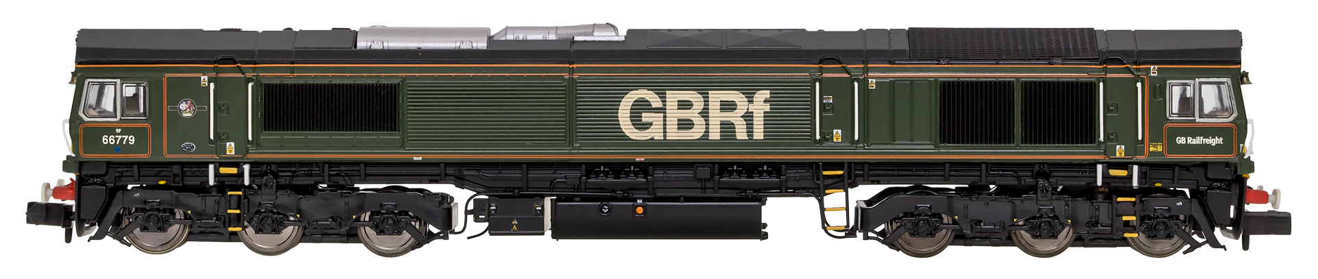 2D-066-007D Class 66 66779 "Evening Star" BR Lined Green Diesel Locomotive - DCC Fitted - Image 3