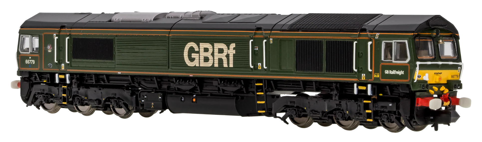 2D-066-007D Class 66 66779 "Evening Star" BR Lined Green Diesel Locomotive - DCC Fitted - Image 4