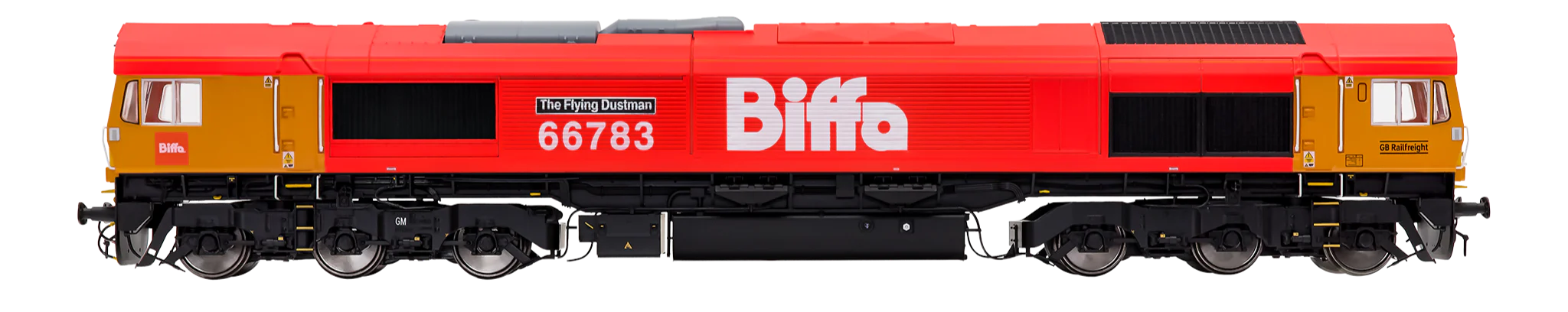7D-066-006S Class 66 783 GBRF Biffa 'The Flying Dustman' Diesel Locomotive - DCC Sound - Image 5