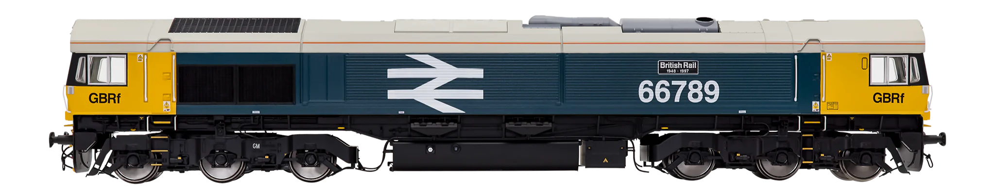7D-066-005DS Class 66 789 GBRF 'British Rail 1948-1997' BR Blue Large Logo Diesel Locomotive - DCC Deluxe Sound Fitted - Image 3