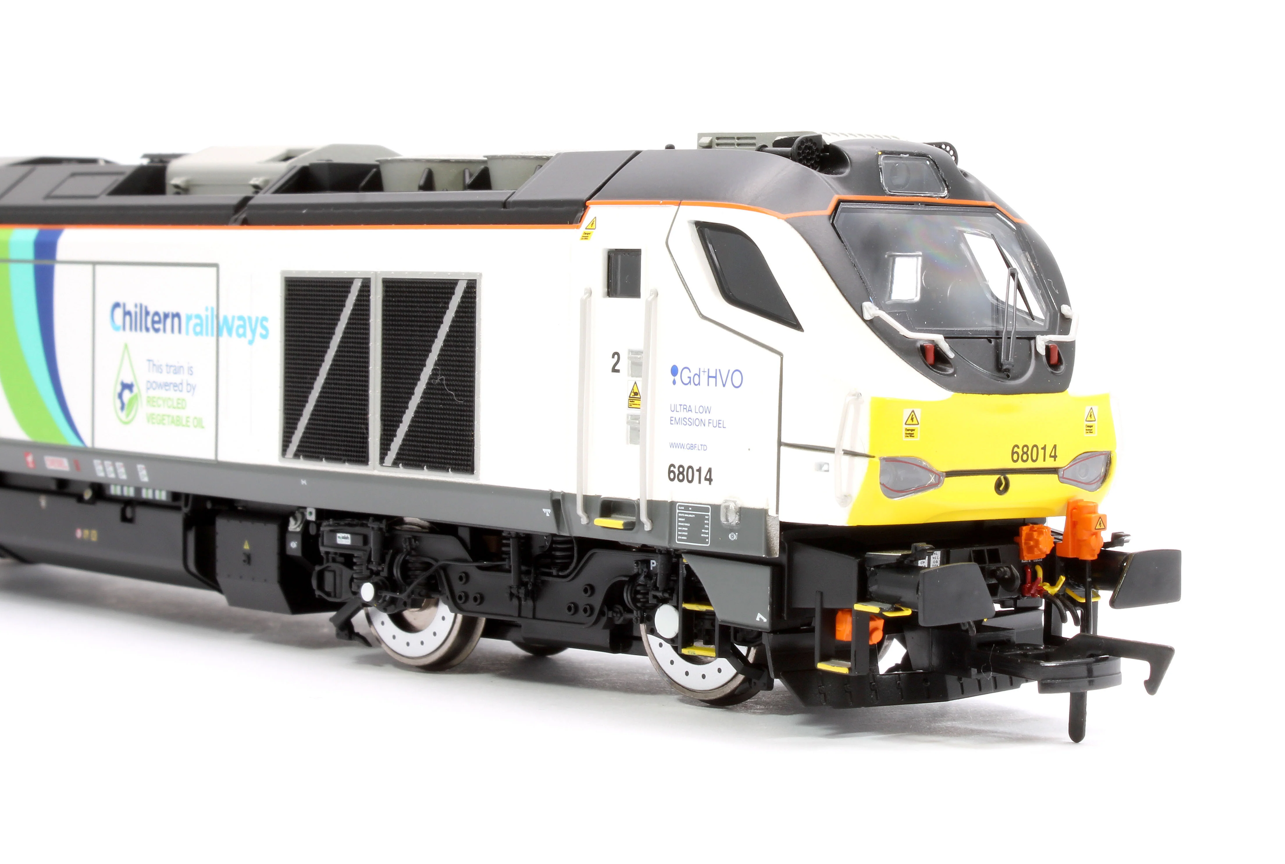 4D-022-028 Class 68 68014 Chiltern Green Bio Fuel Livery Diesel Locomotive - Image 10