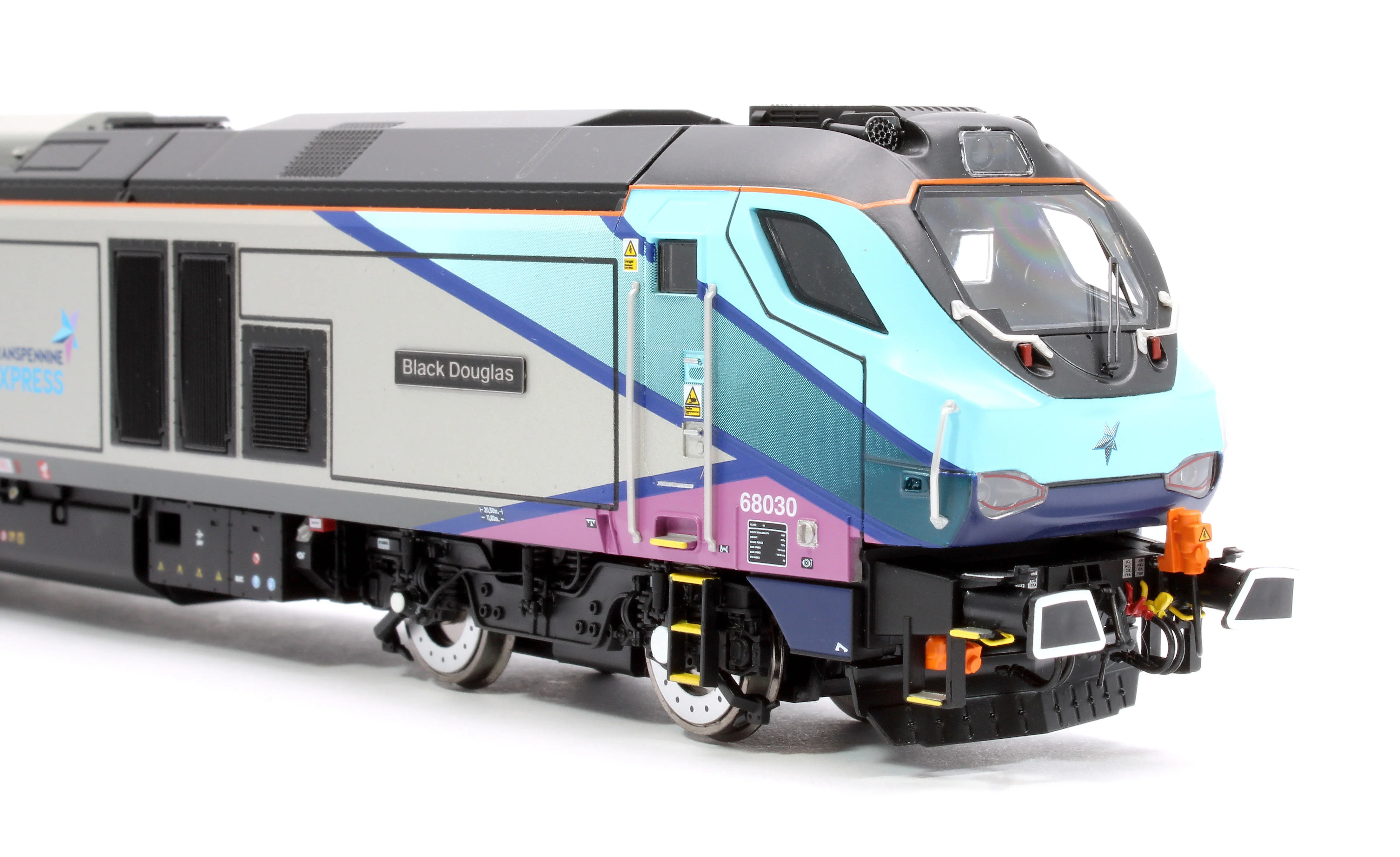 4D-022-025D Class 68 "Black Douglas" 68030 Transpenine Express Diesel Locomotive - DCC Fitted - Image 10
