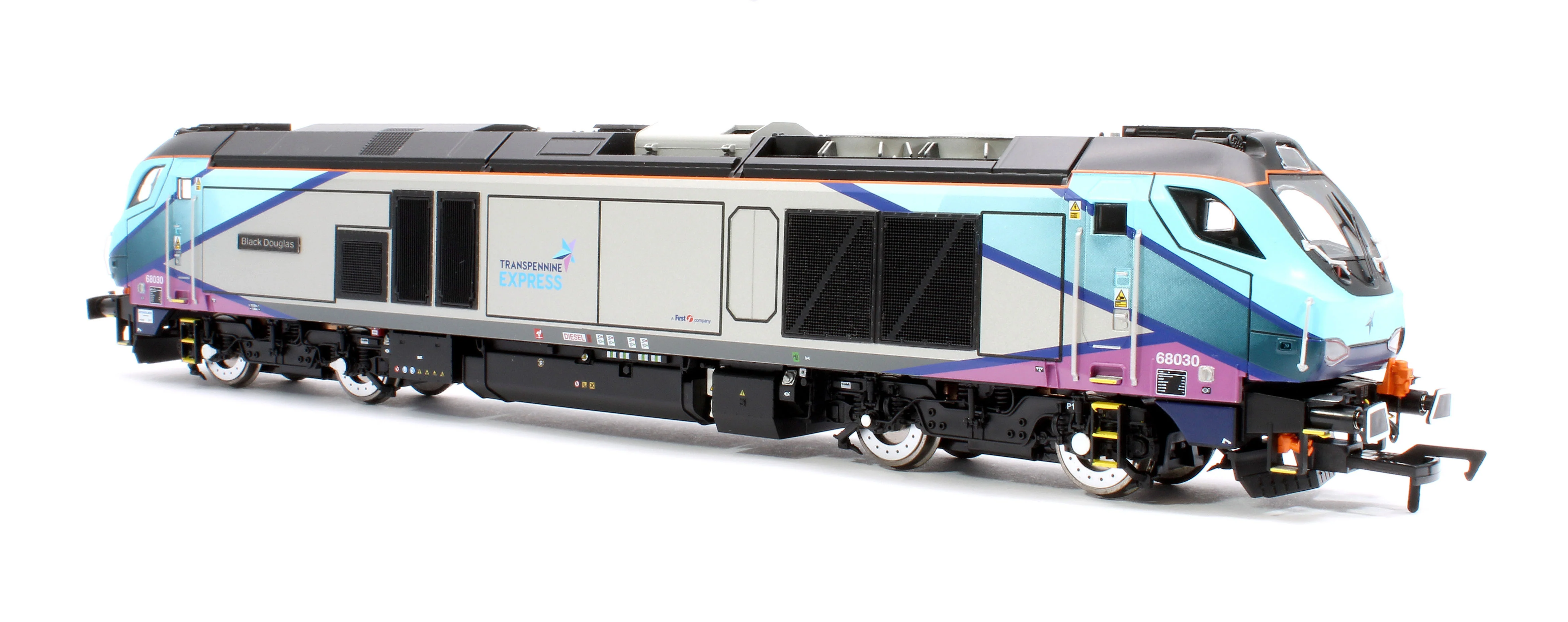 4D-022-025S Class 68 "Black Douglas" 68030 Transpenine Express Diesel Locomotive - Sound Fitted - Image 2