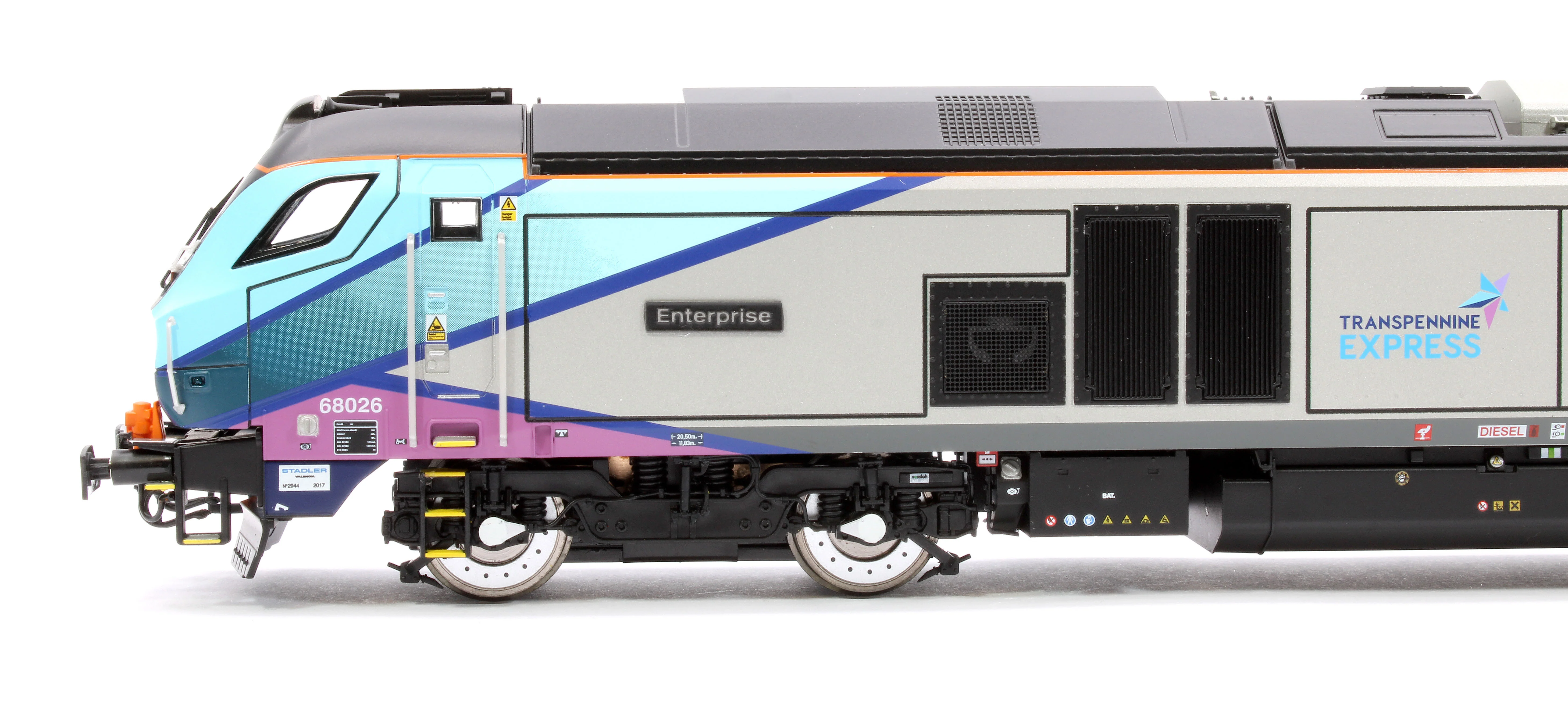 4D-022-024 Class 68 "Enterprise" 68026 Transpenine Express Diesel Locomotive - Image 7