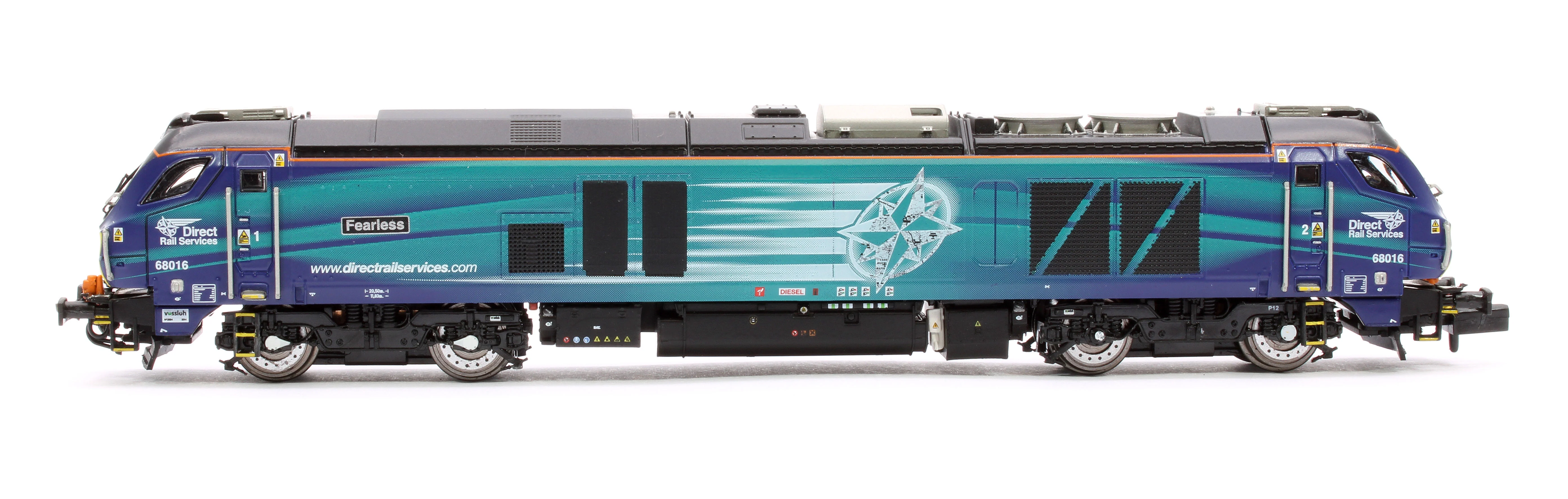 2D-022-012D Class 68 Fearless 68016 DRS Compass Diesel Locomotive - DCC Fitted - Image 5