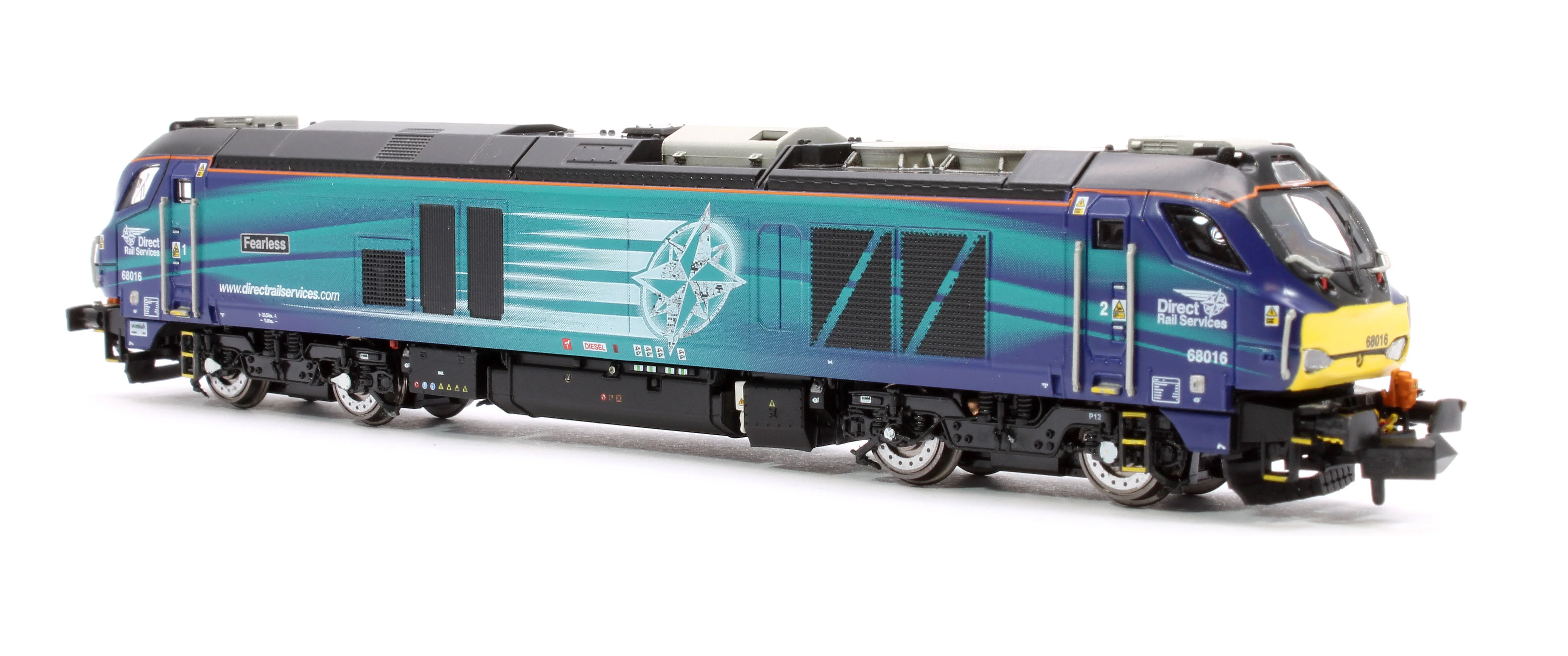 2D-022-012S Class 68 Fearless 68016 DRS Compass Diesel Locomotive - DCC Sound - Image 2