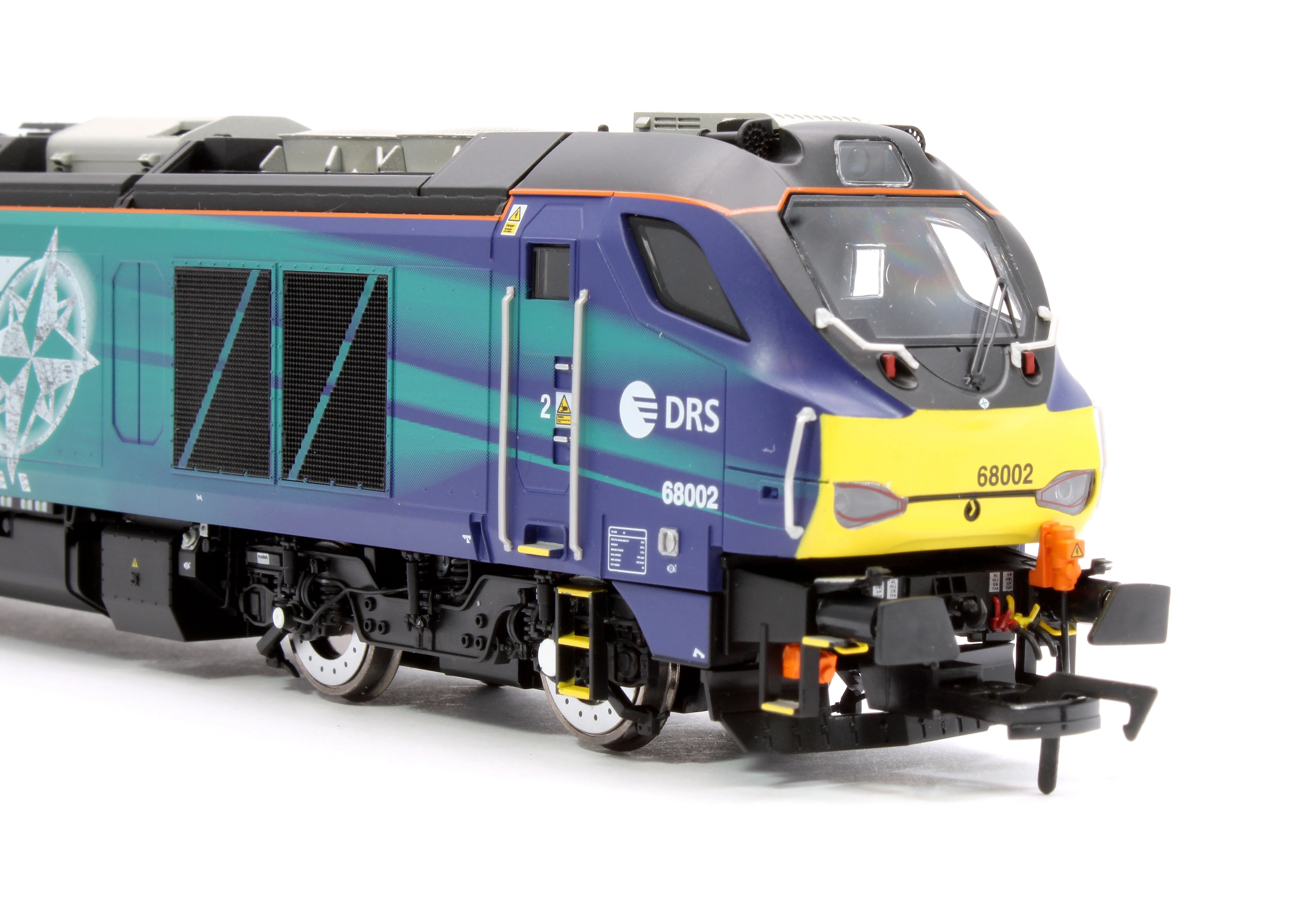 4D-022-027D Class 68 "Intrepid" 68002 Compass New DRS Logo Diesel Locomotive - DCC Fitted - Image 10