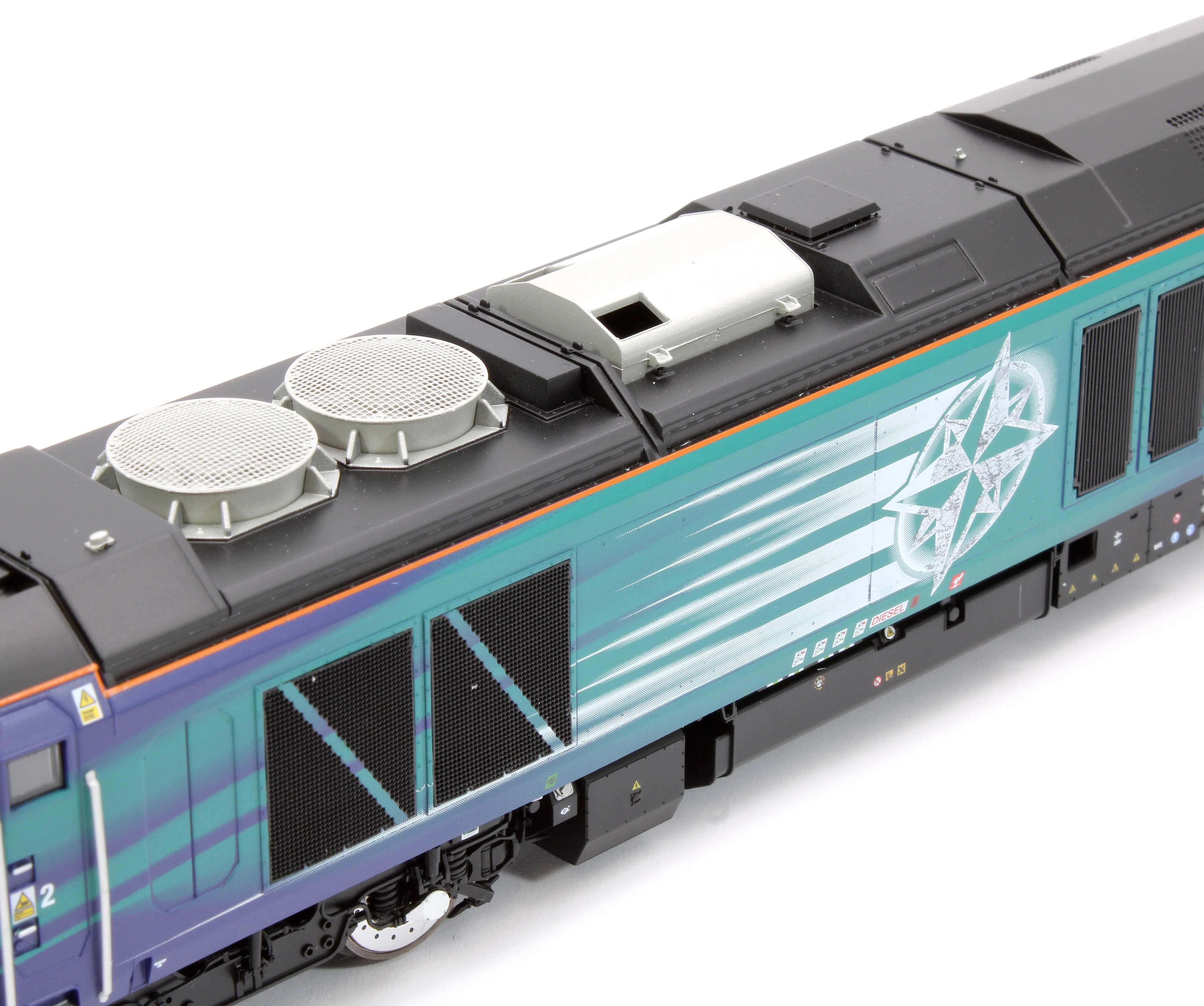 4D-022-027S Class 68 "Intrepid" 68002 Compass New DRS Logo Diesel Locomotive -Sound Fitted - Image 11