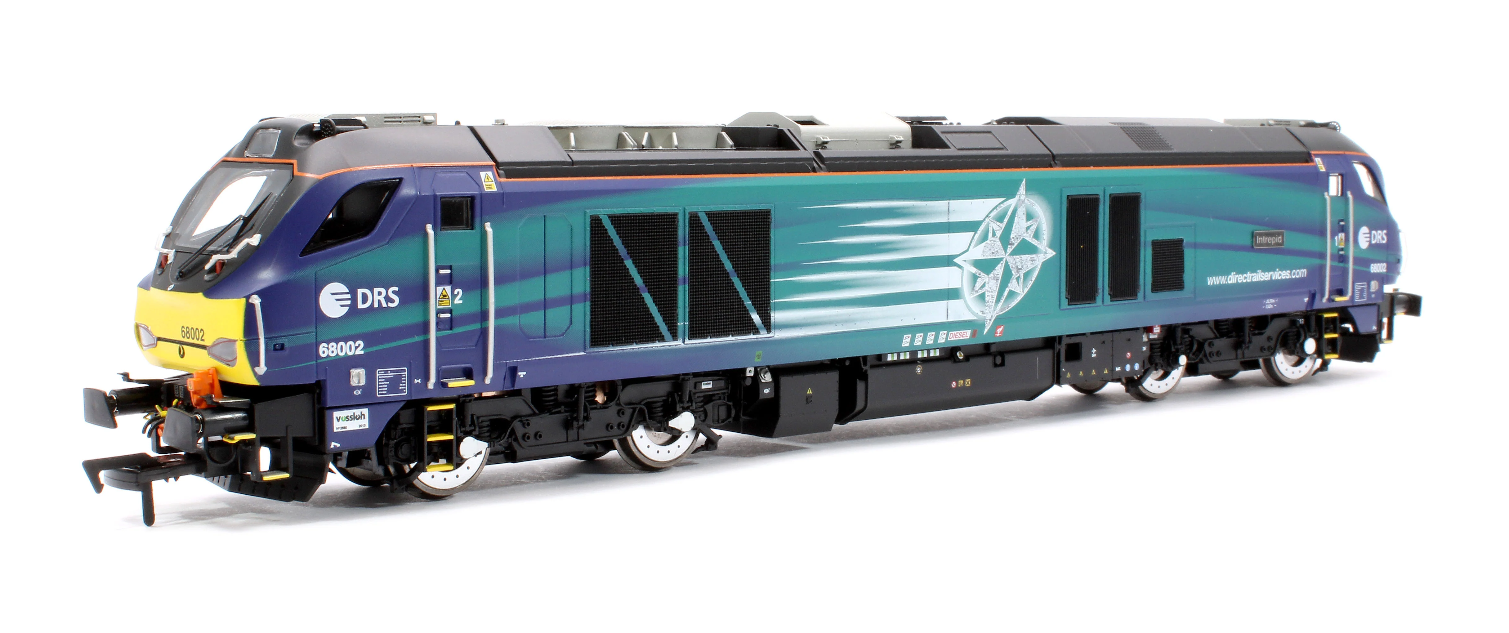 4D-022-027S Class 68 "Intrepid" 68002 Compass New DRS Logo Diesel Locomotive -Sound Fitted - Image 3
