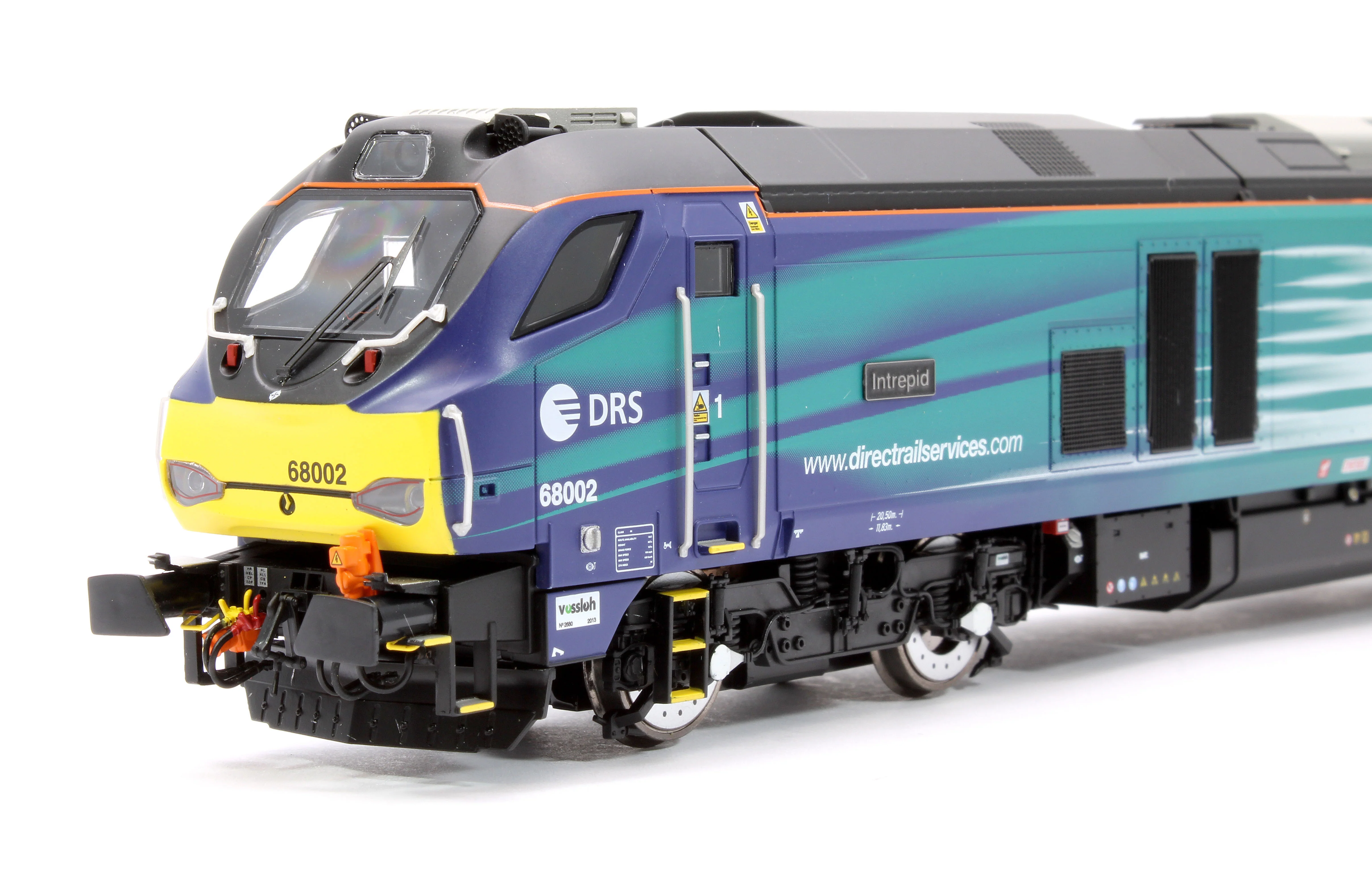 4D-022-027S Class 68 "Intrepid" 68002 Compass New DRS Logo Diesel Locomotive -Sound Fitted - Image 9