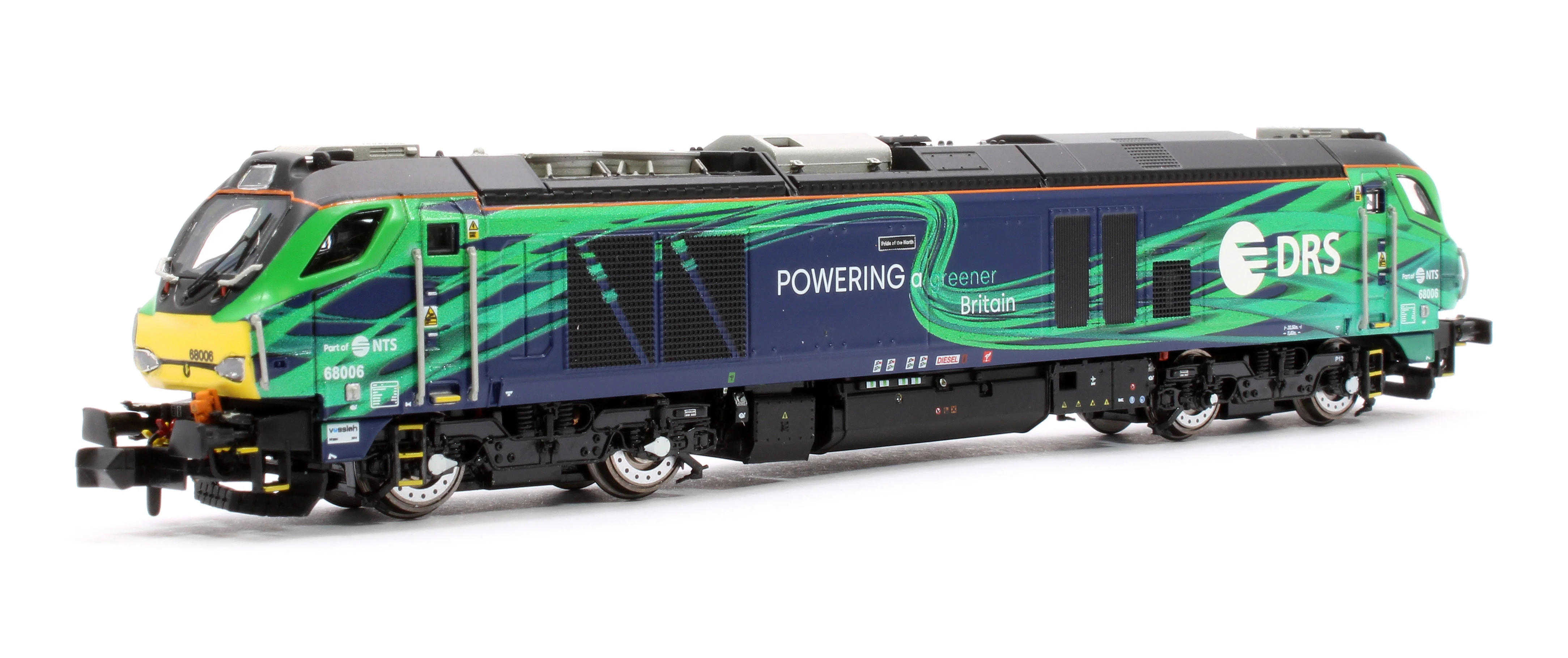 2D-022-016D Class 68 Pride of the North 68006 New DRS/NTS Green Diesel Locomotive - DCC Fitted - Image 3