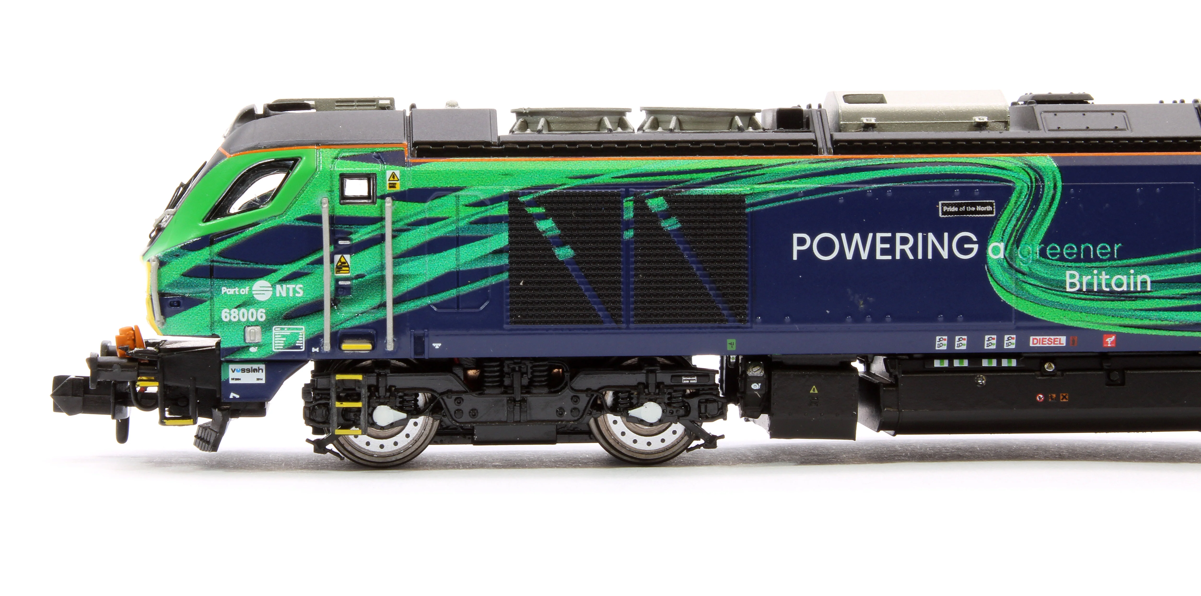 2D-022-016D Class 68 Pride of the North 68006 New DRS/NTS Green Diesel Locomotive - DCC Fitted - Image 6